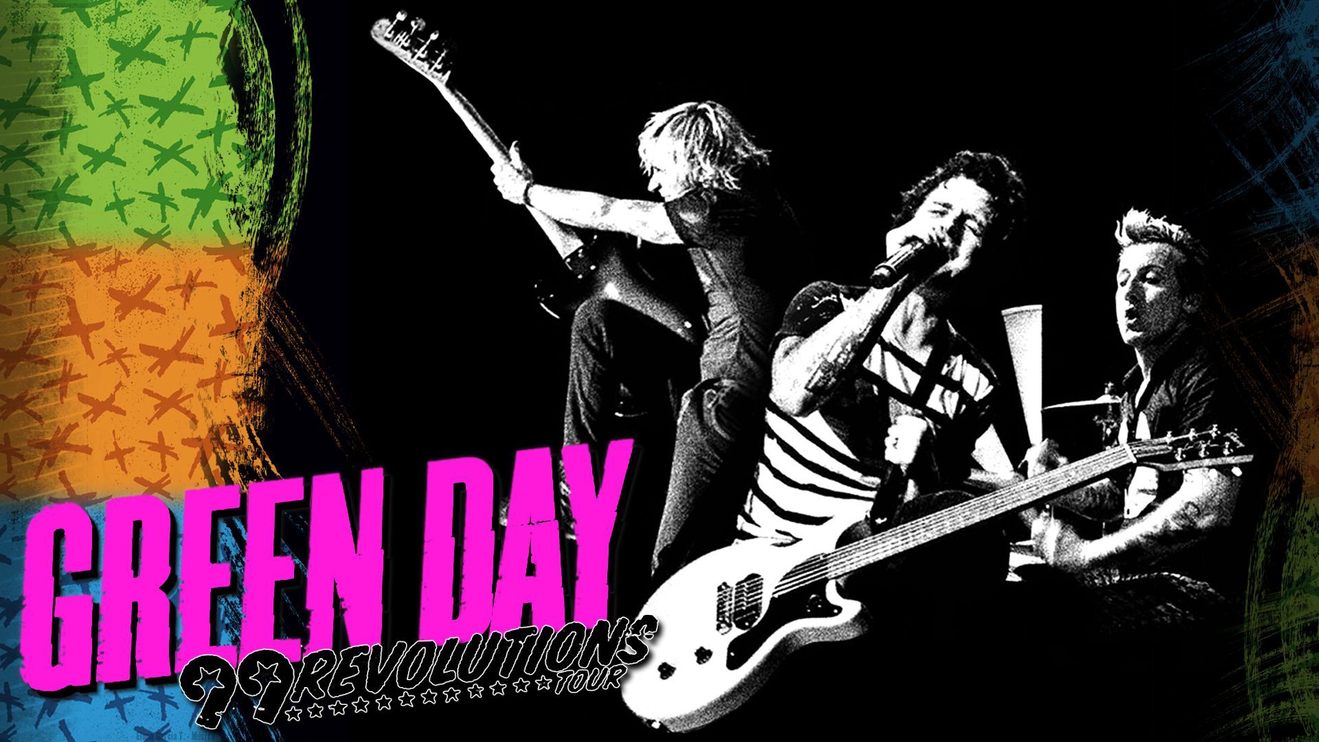 Fondo de pantalla de Green Day Band