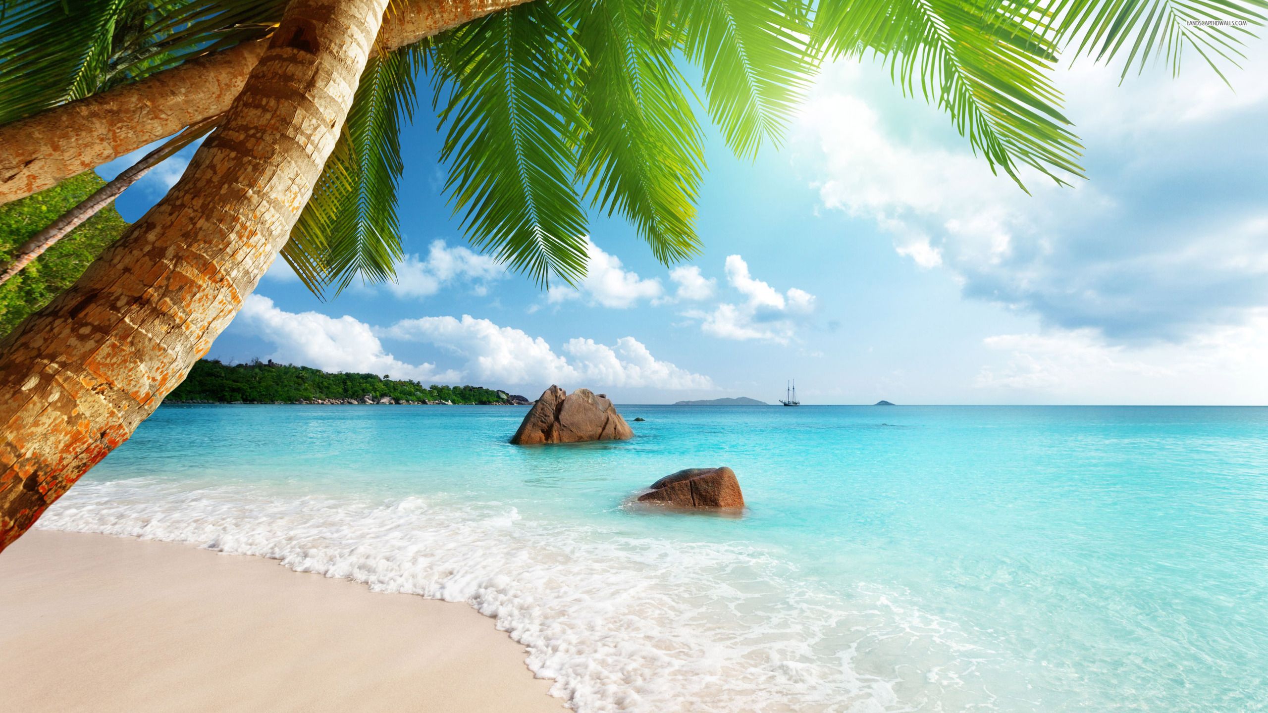 Fondos de playa, descargar imagen de un fondo de pantalla de playa natural hd