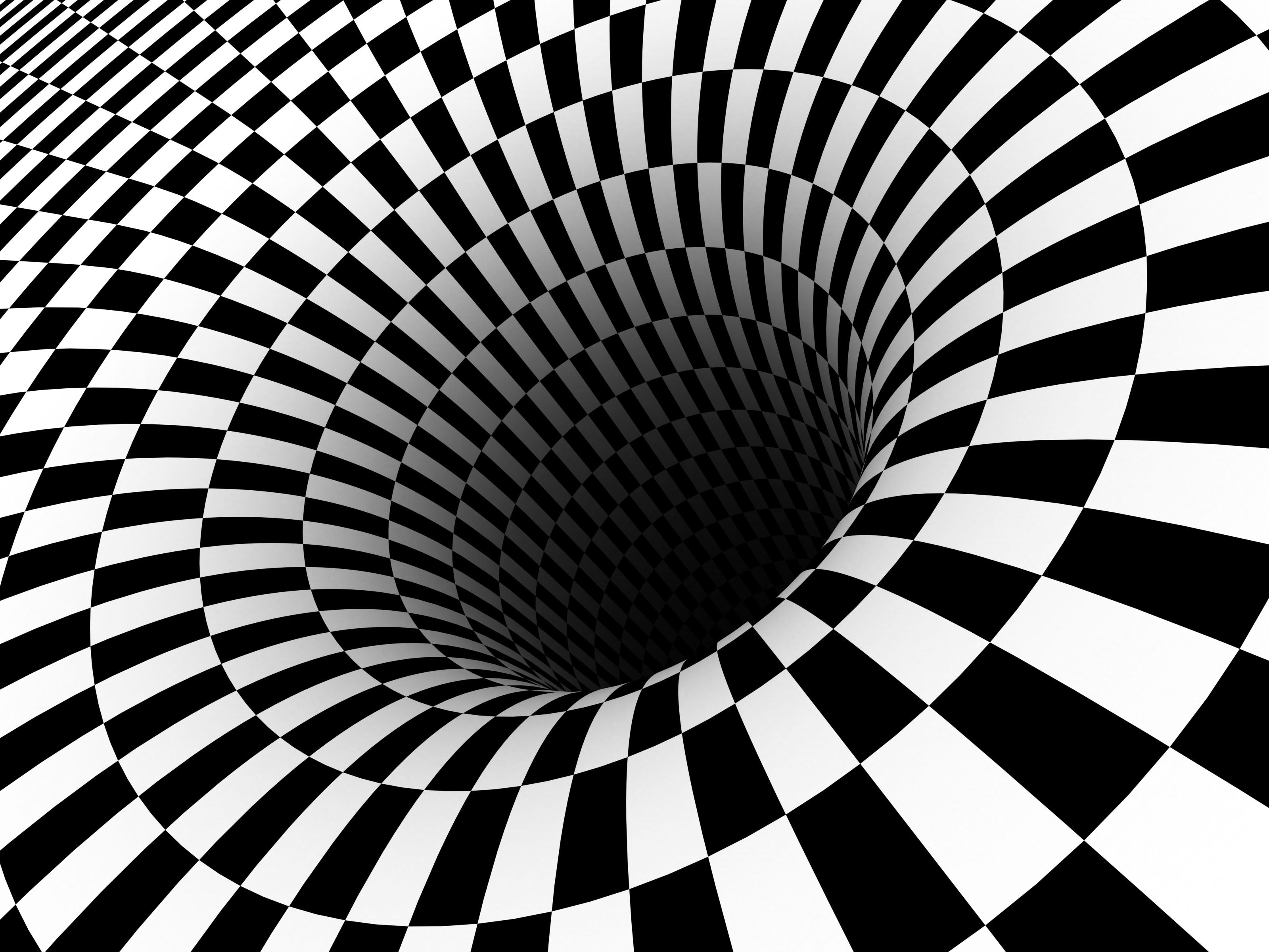 Papel pintado a cuadros en blanco y negro - SF Wallpaper