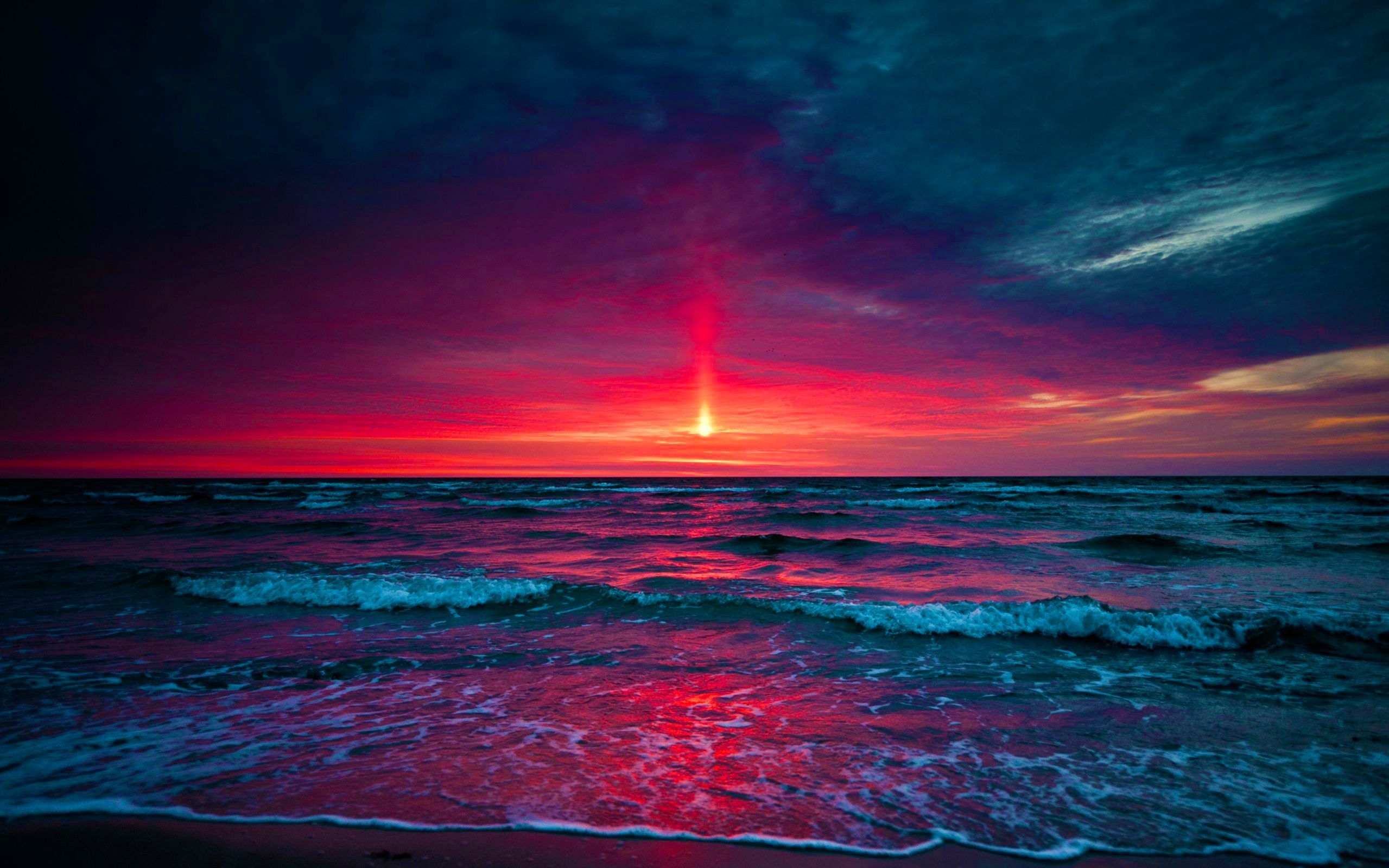 Más de 50 fondos de pantalla de Ocean Purple Sunset: descarga