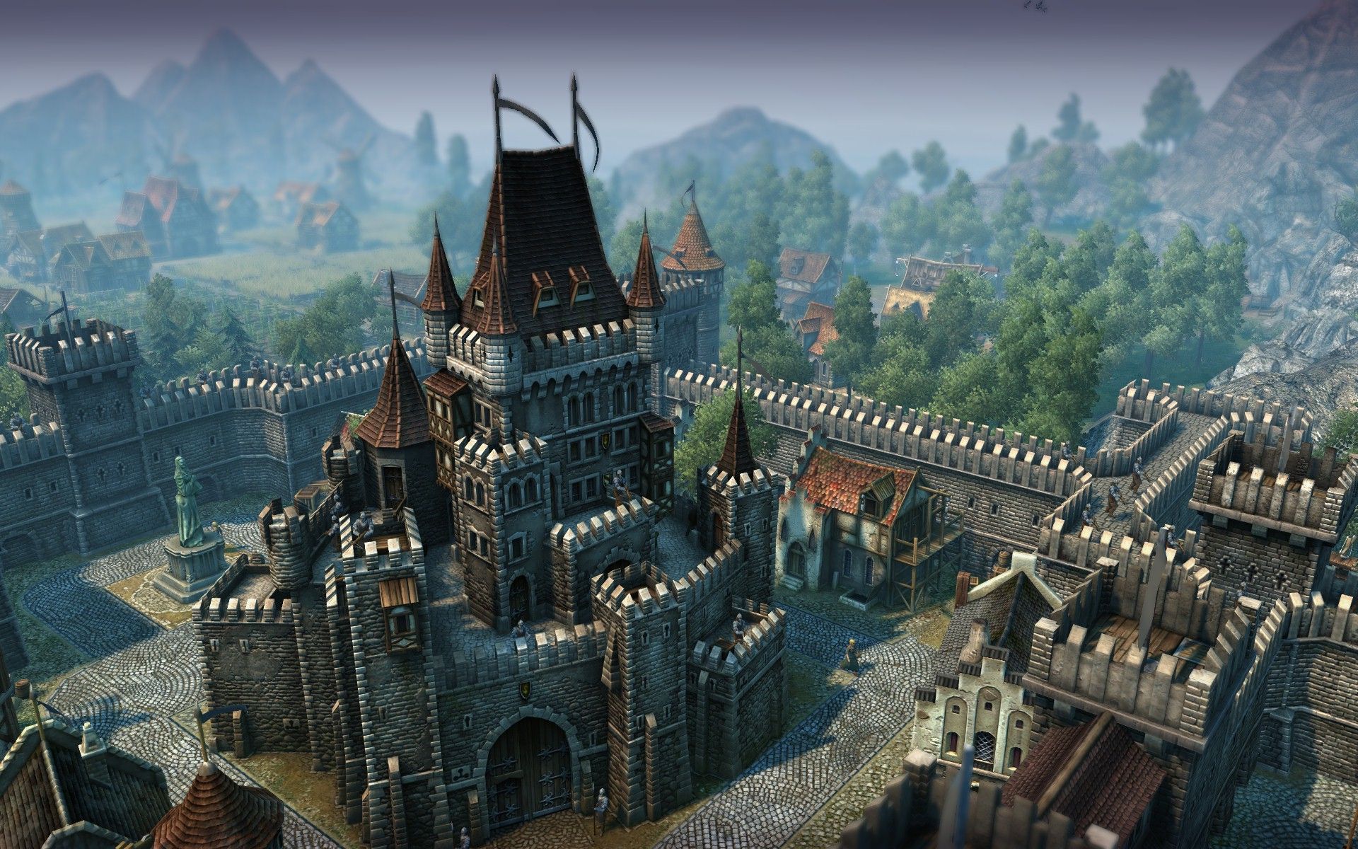 Foto de Fondos de Castillo Medieval Gratis en Cool »Monodomo