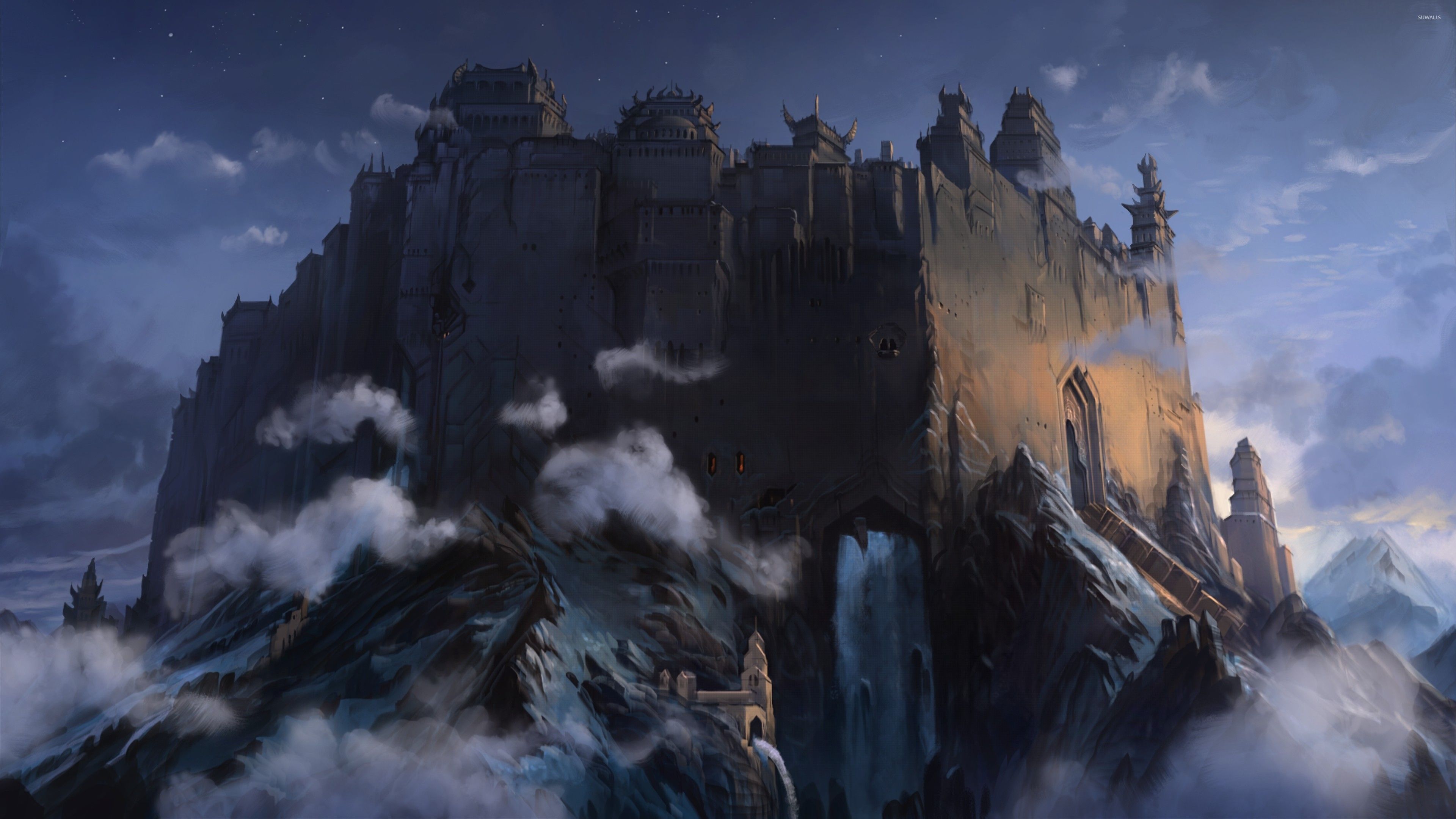 Castillo medieval de papel tapiz - Arte digital fondos de pantalla - # 41117