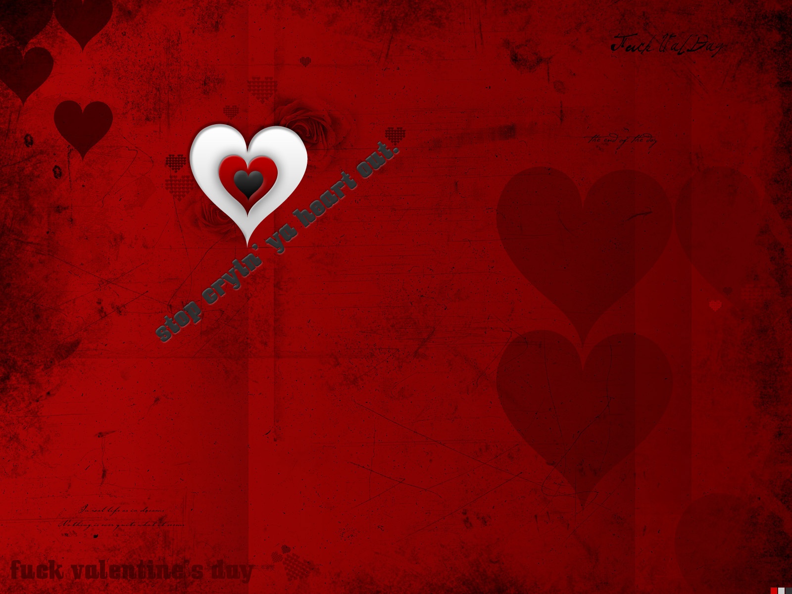 Deje de llorar de San Valentín fondos de pantalla | Deje de llorar