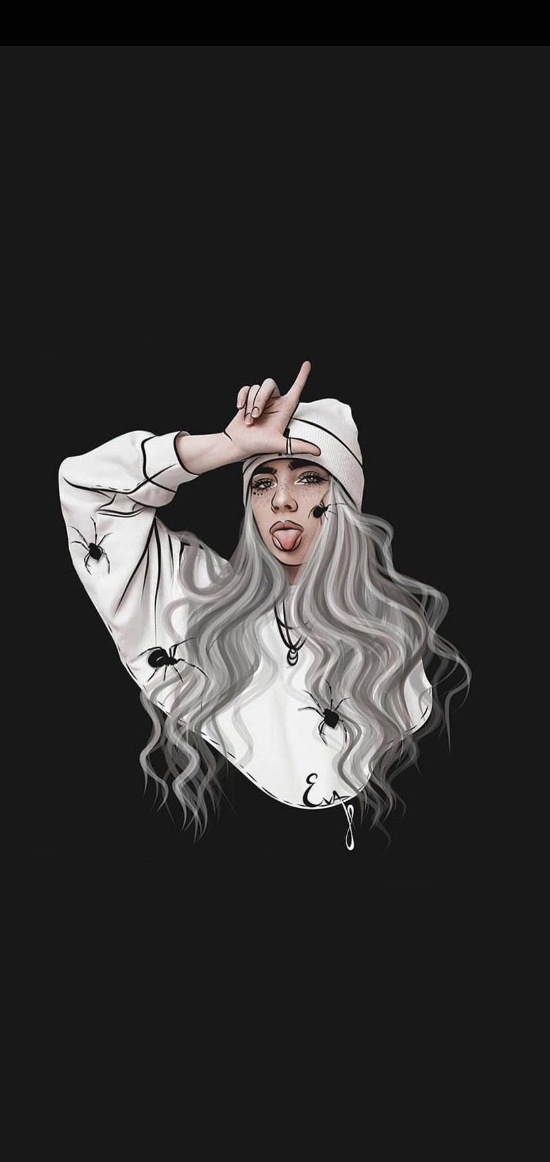 Fondo de pantalla de Billie Eilish 1080x2280