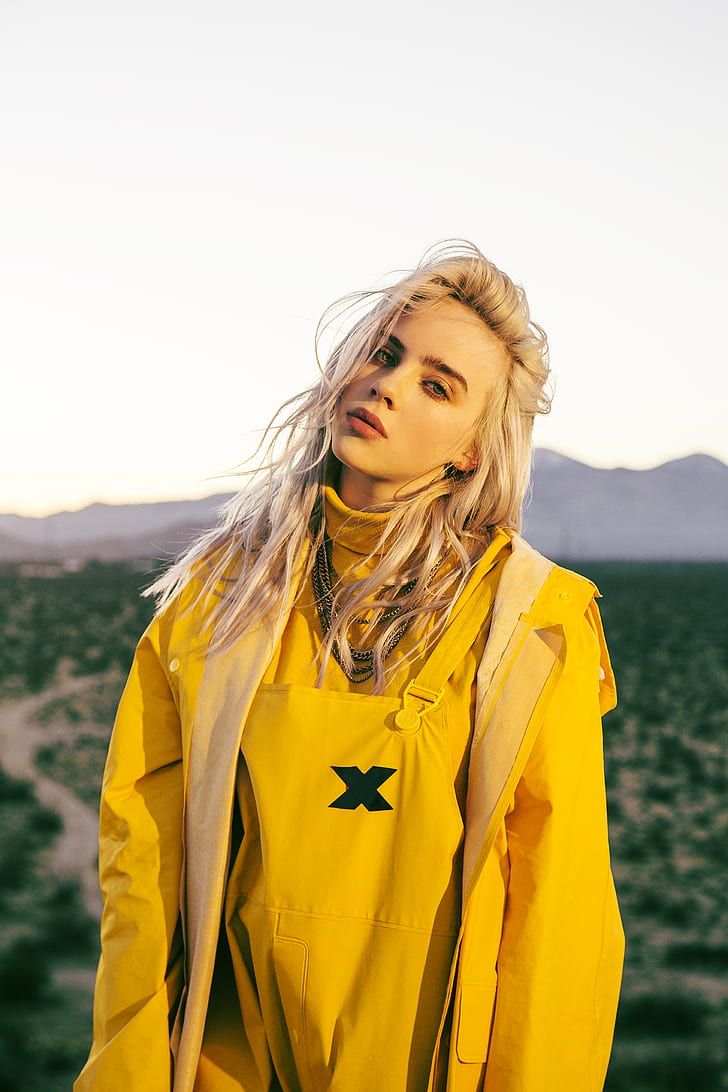 Fondo de pantalla de Billie Eilish 728x1092