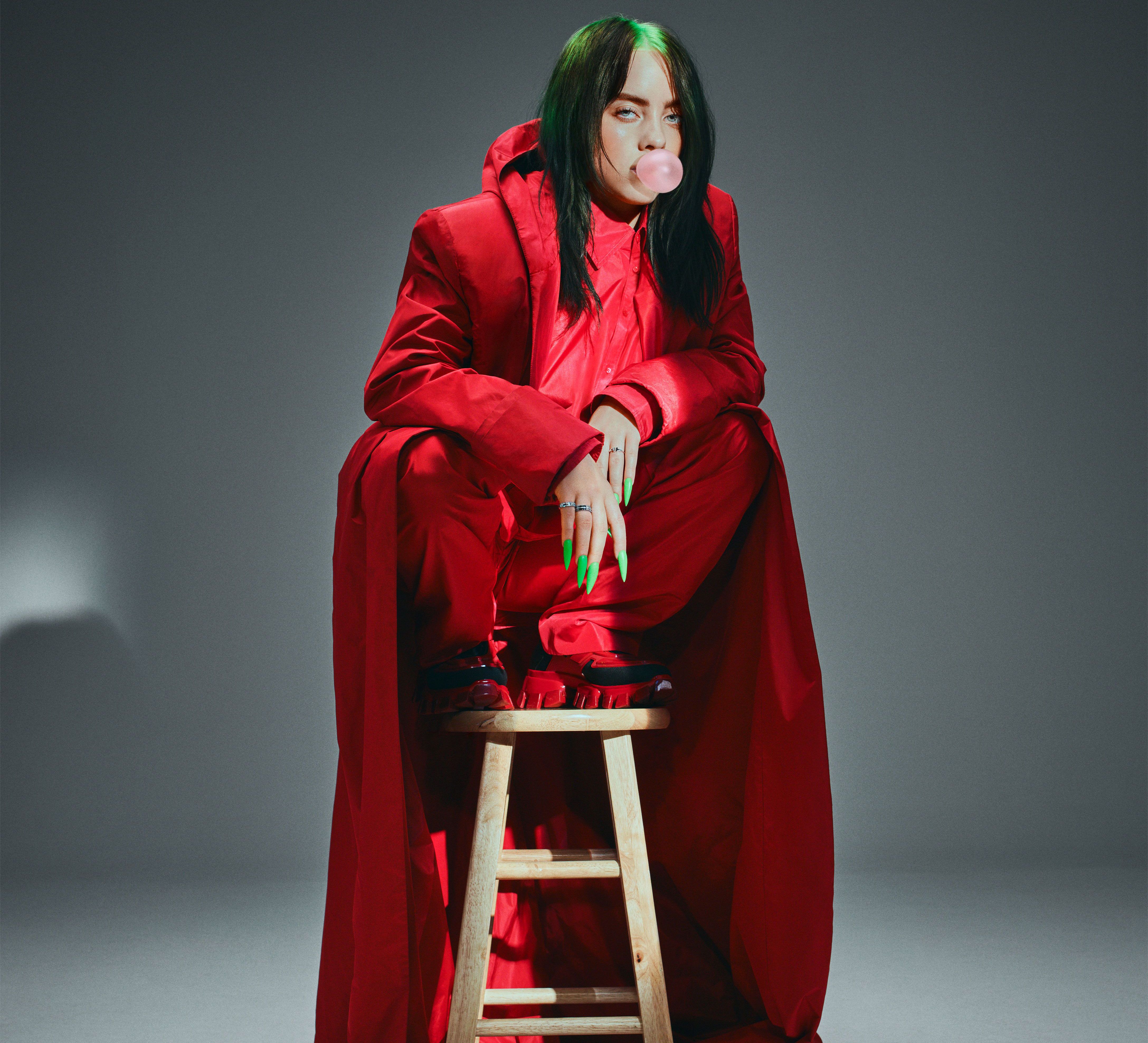 Fondo de pantalla de Billie Eilish 4350x3954