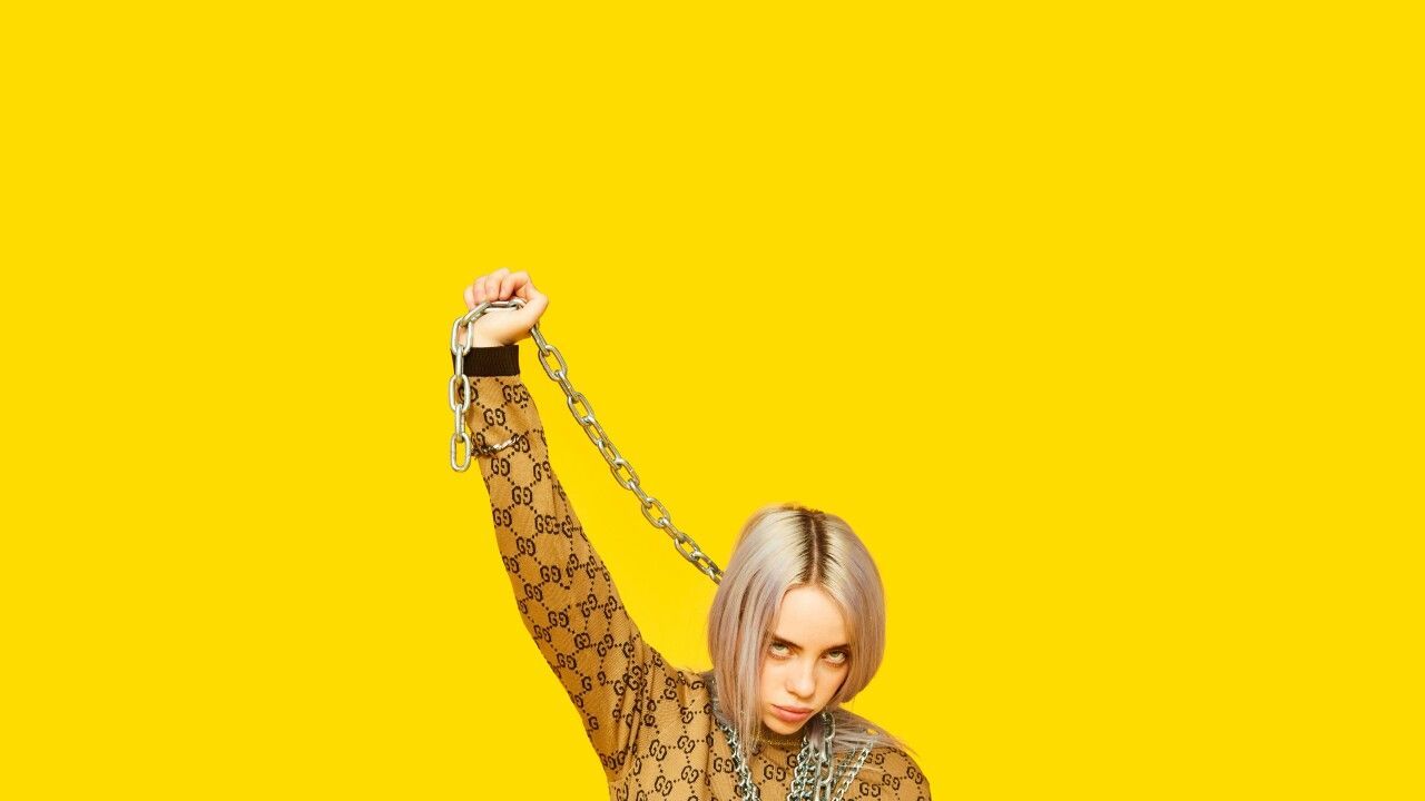 Fondo de pantalla de Billie Eilish 1280x720