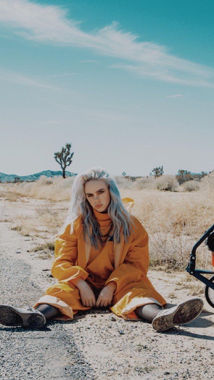 Fondo de pantalla de Billie Eilish 750x1334