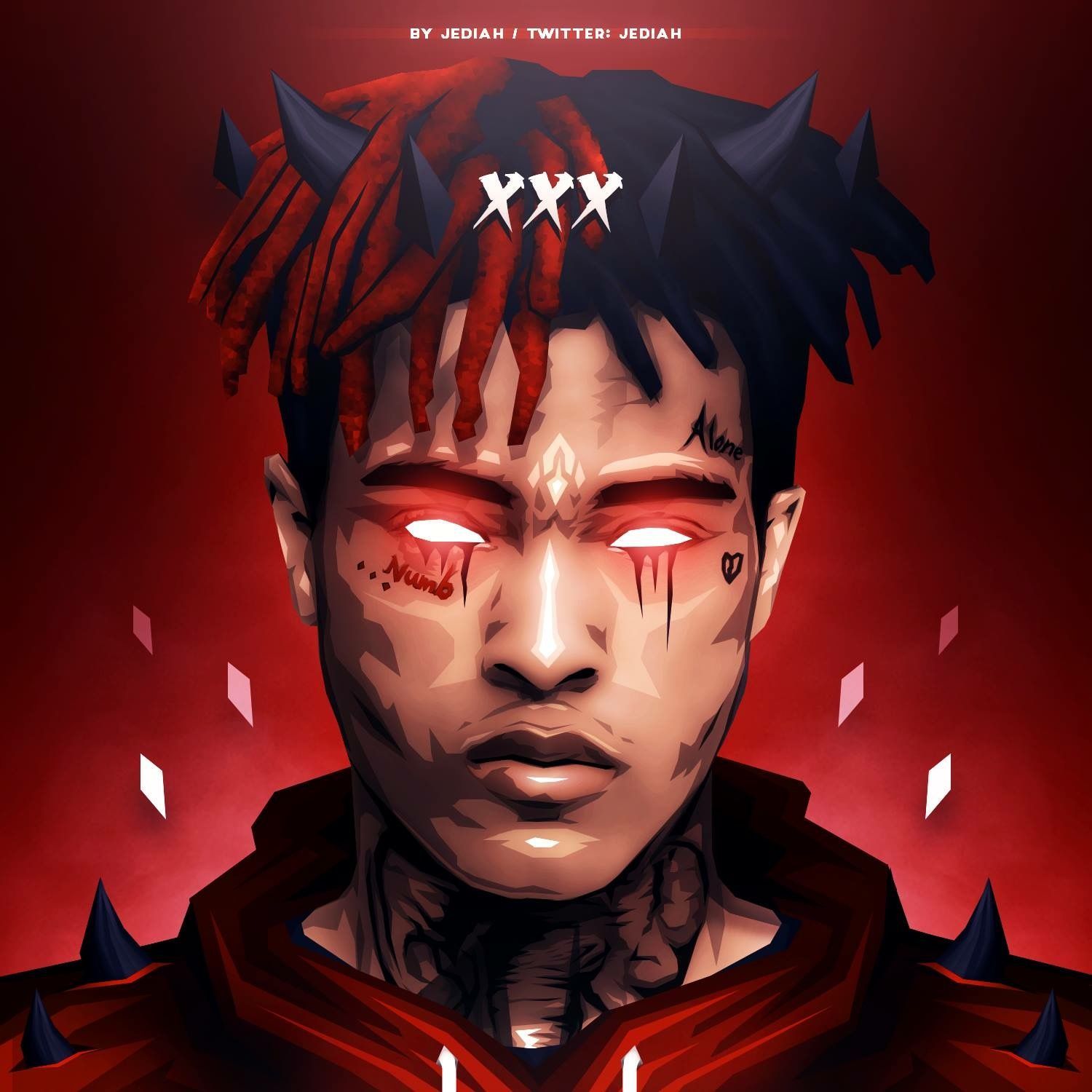 Fondo de pantalla de XXXTentacion 1500x1500