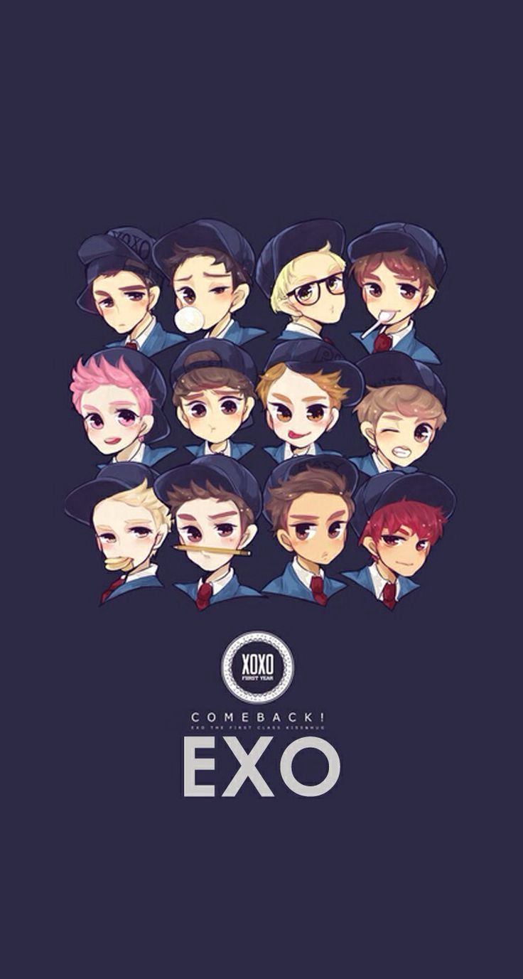 Fondo de pantalla de EXO 736x1377