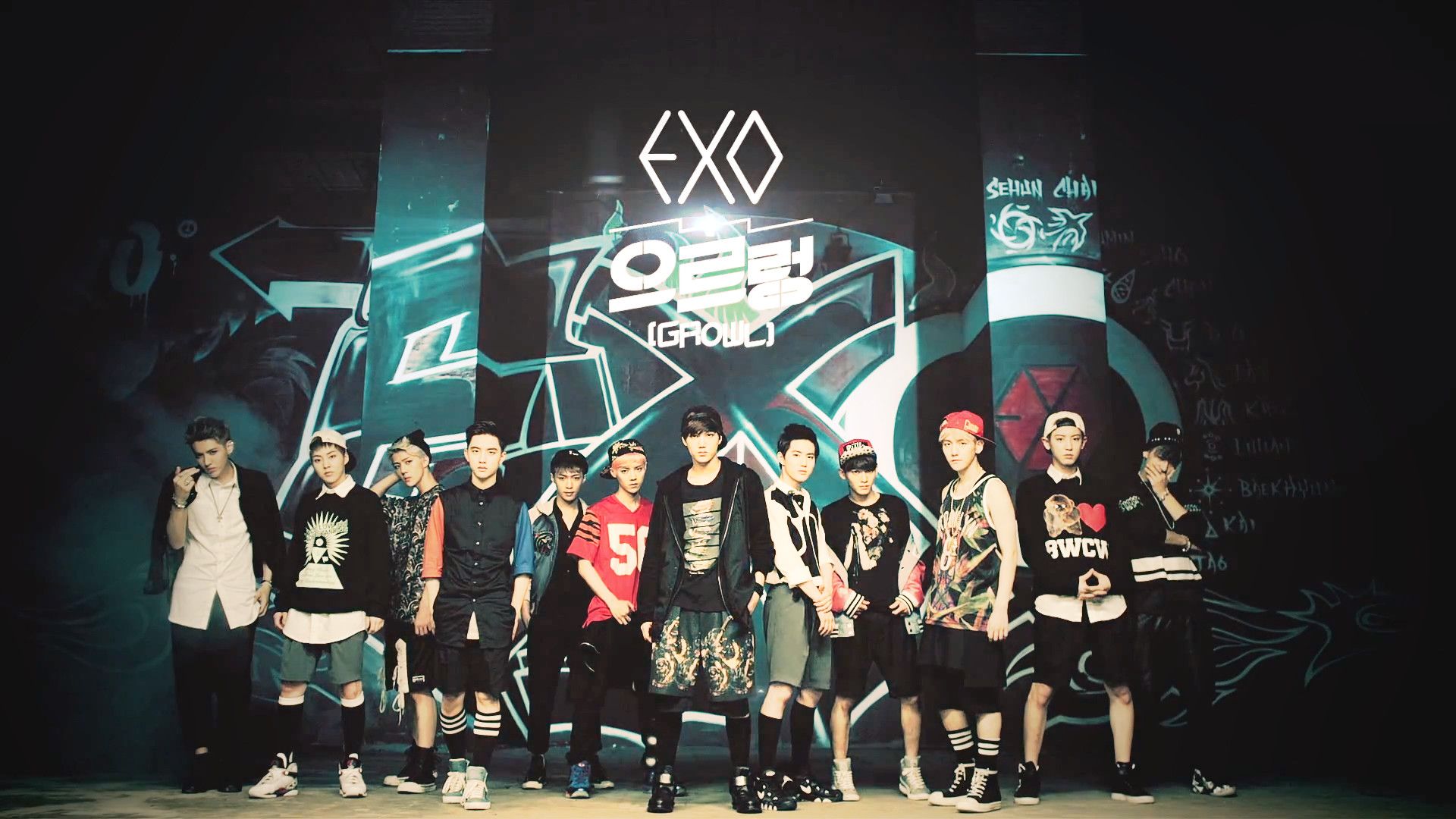 Fondo de pantalla de EXO 1920x1080