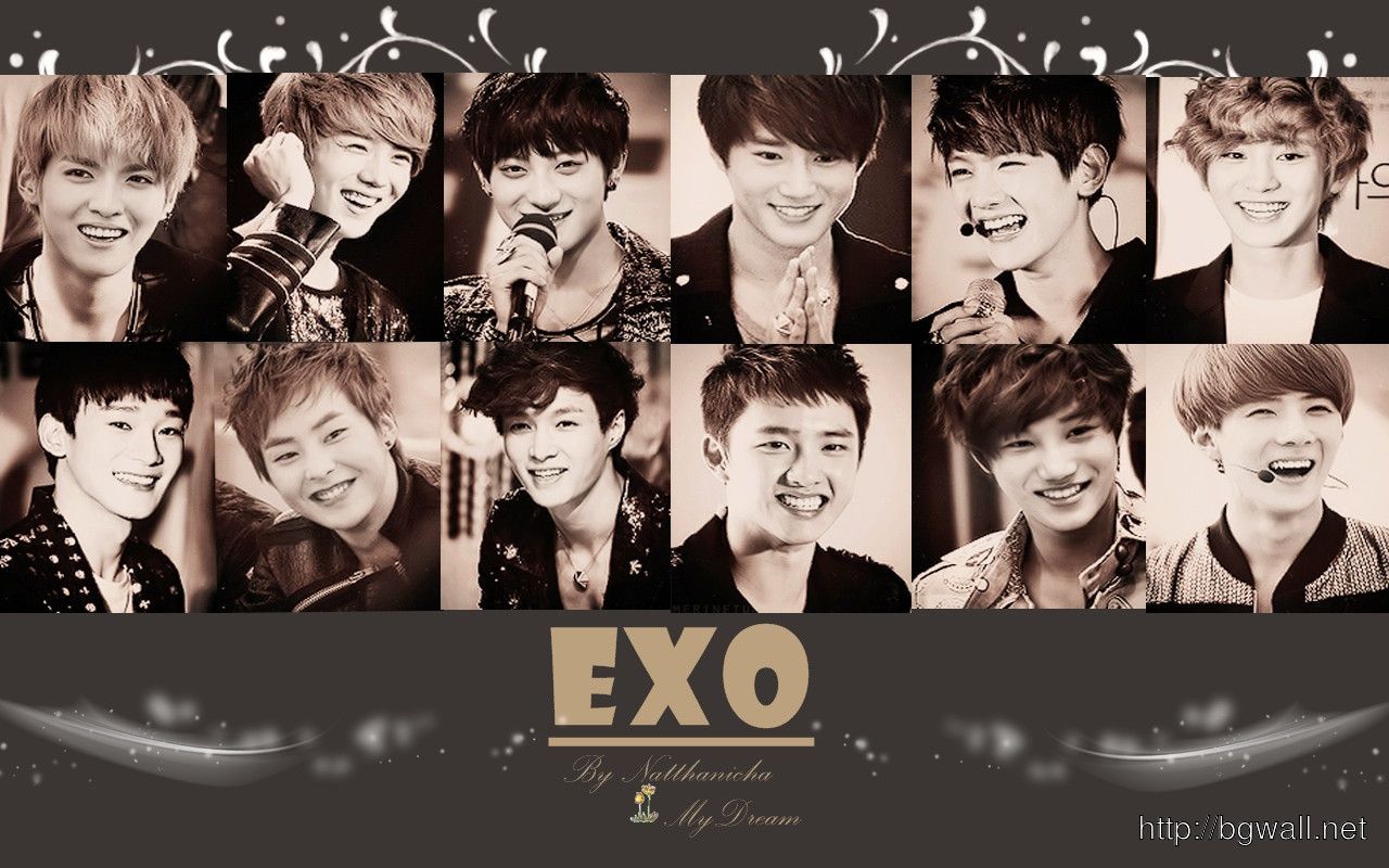 Fondo de pantalla de EXO 1280x800