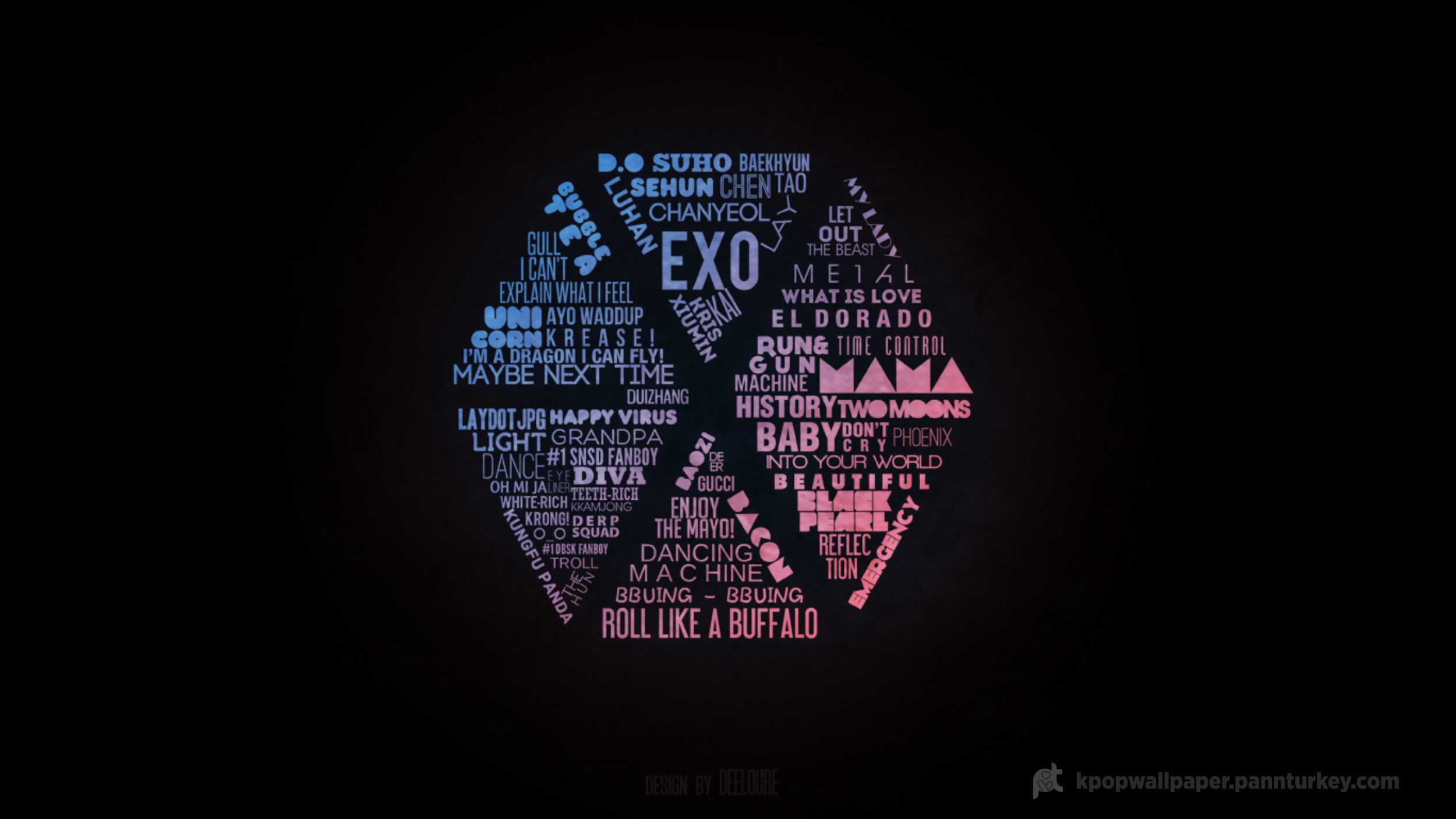 Fondo de pantalla de EXO 2500x1406