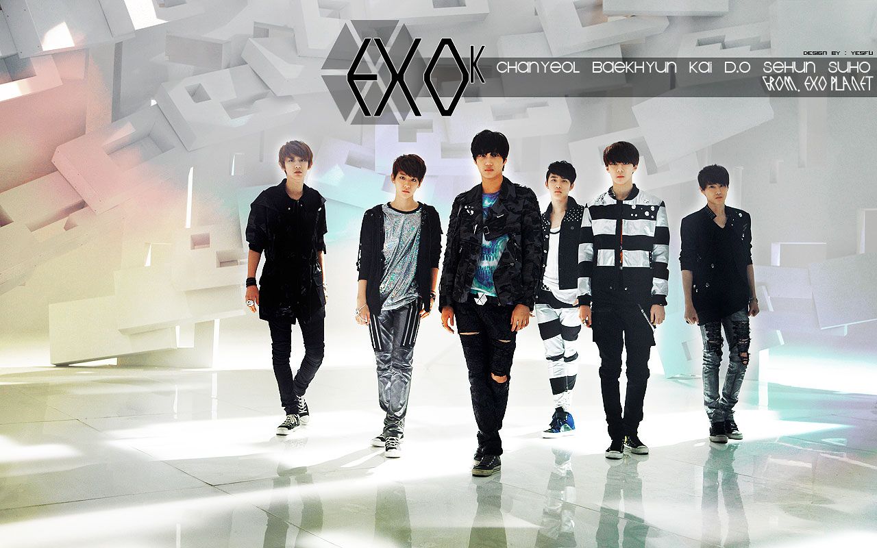 Fondo de pantalla de EXO 1280x800