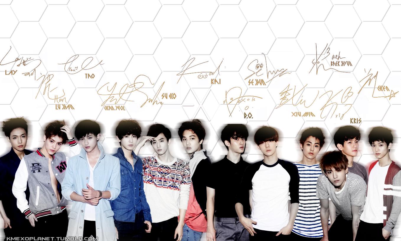 Fondo de pantalla de EXO 1358x815