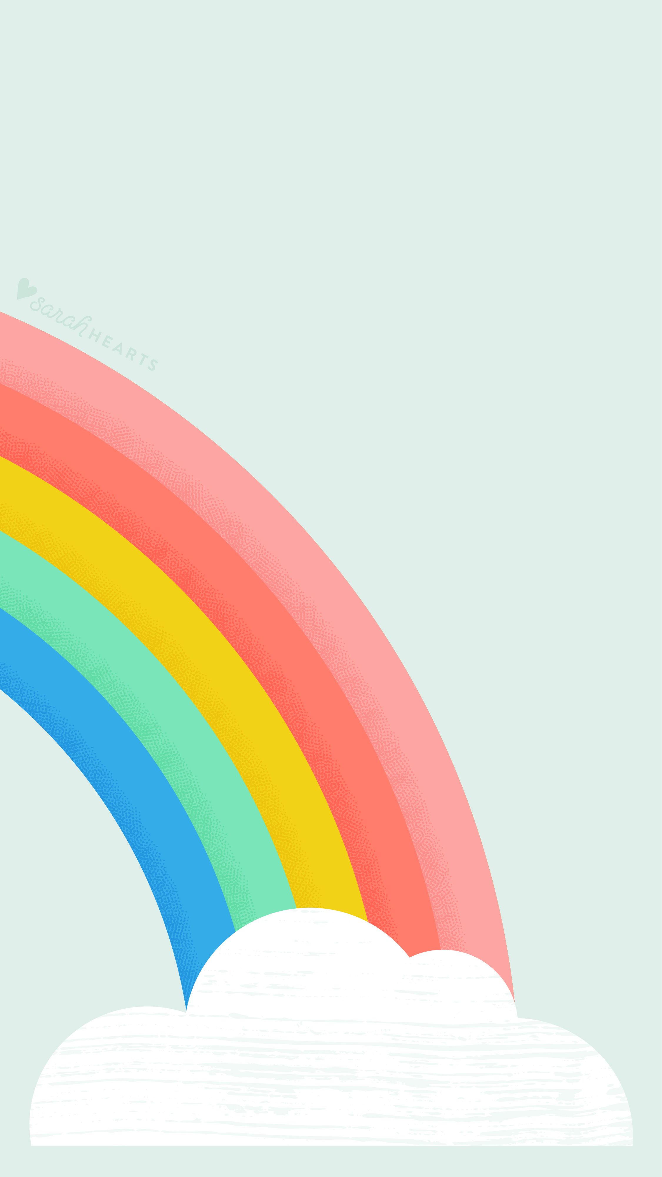 Rainbow March 2017 Calendar Wallpaper - Sarah Hearts