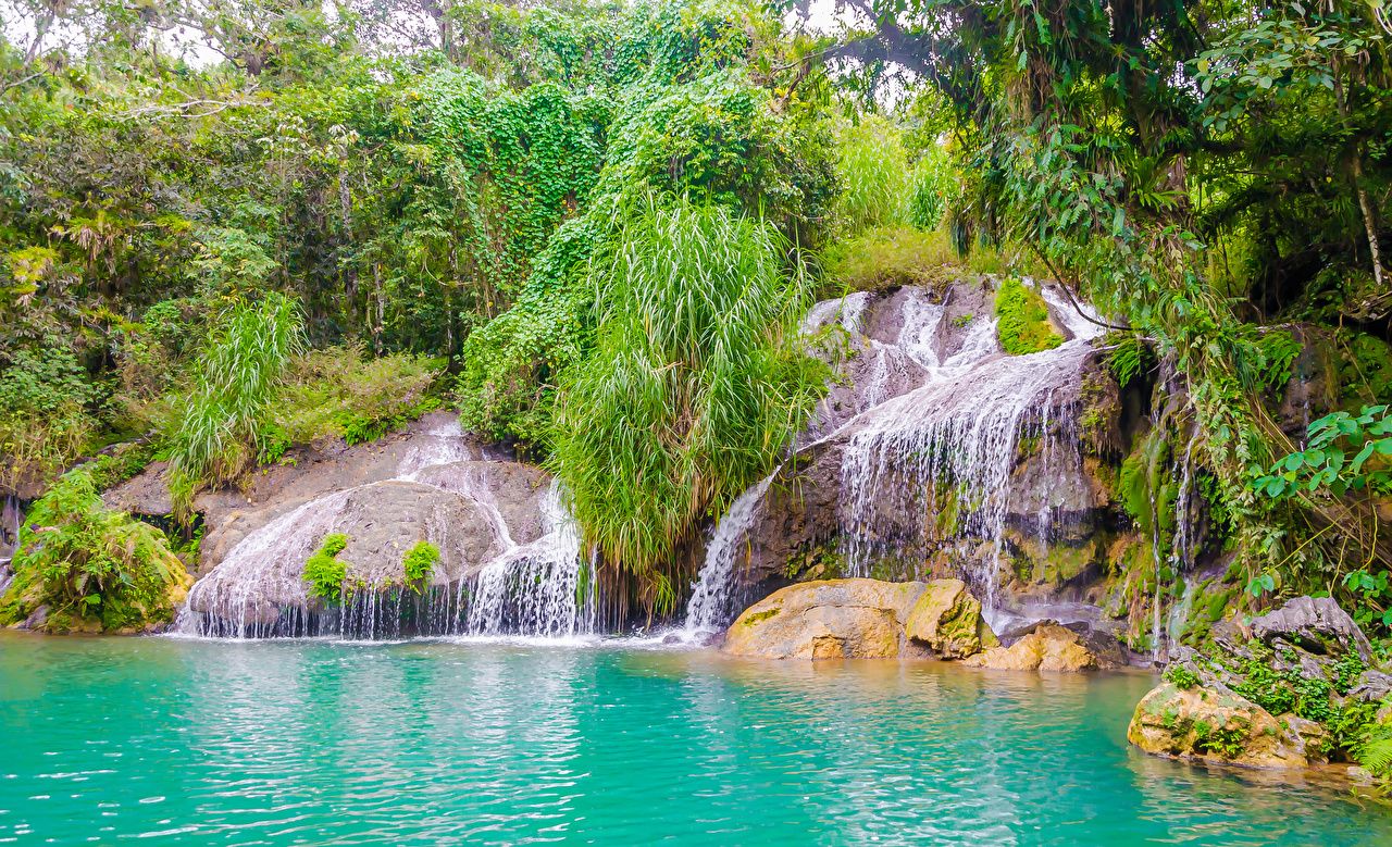 Fondo de pantalla de cascada 1280x779