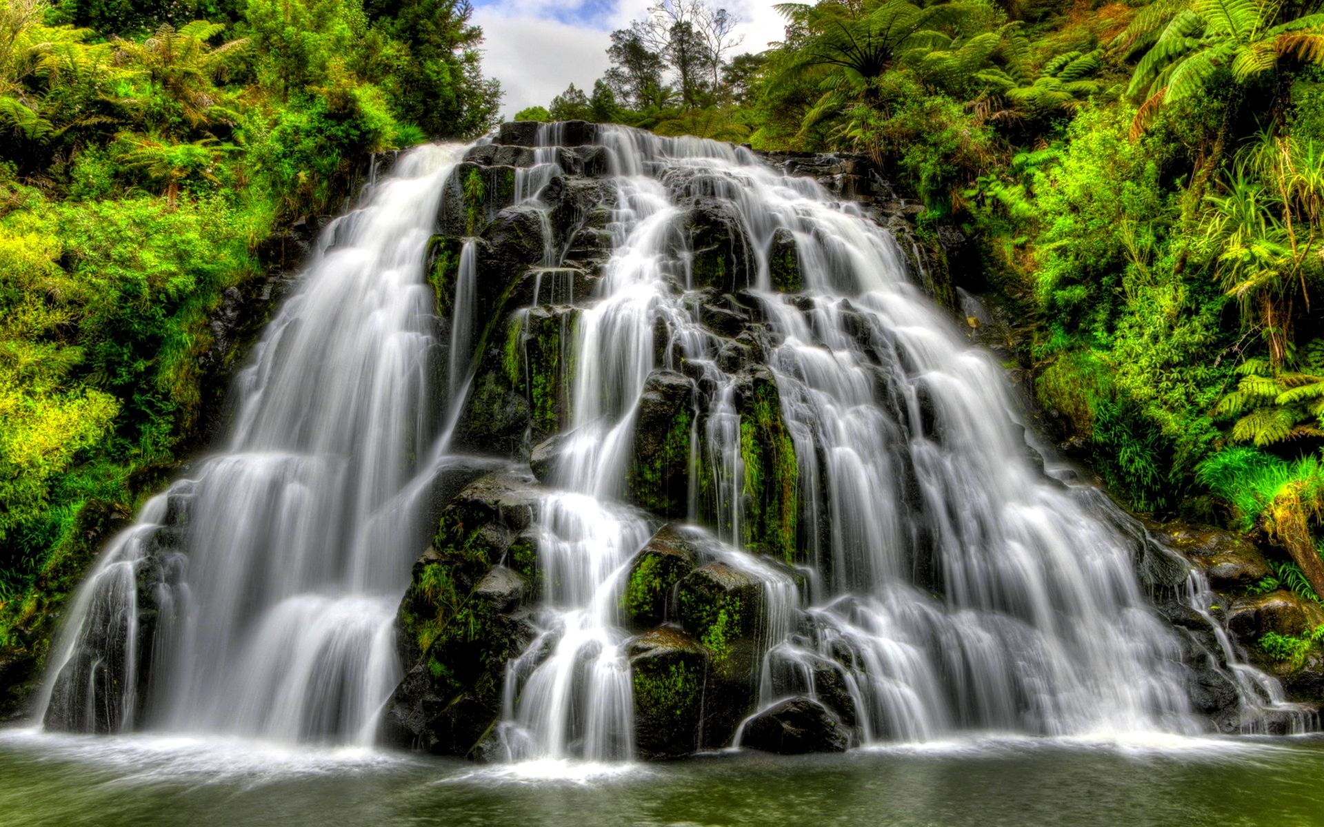 Fondo de pantalla de cascada 1920x1200