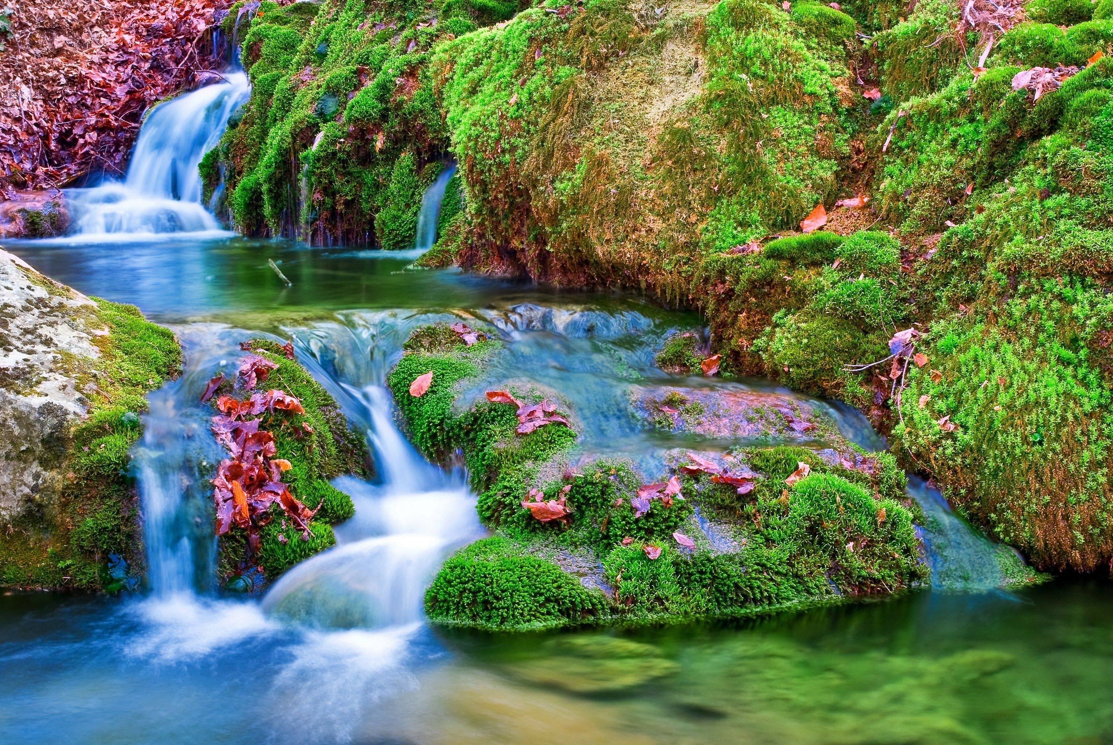 Fondo de pantalla de cascada 3600x2410