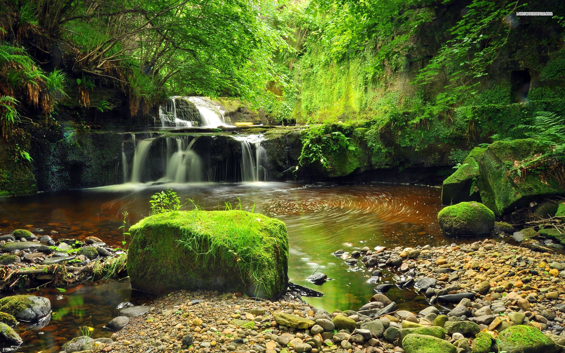 Fondo de pantalla de cascada 1920x1200