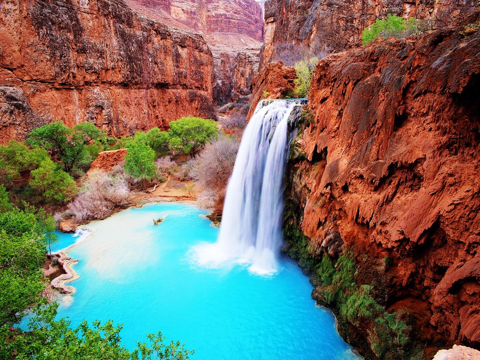 Fondo de pantalla de cascada 1600x1200