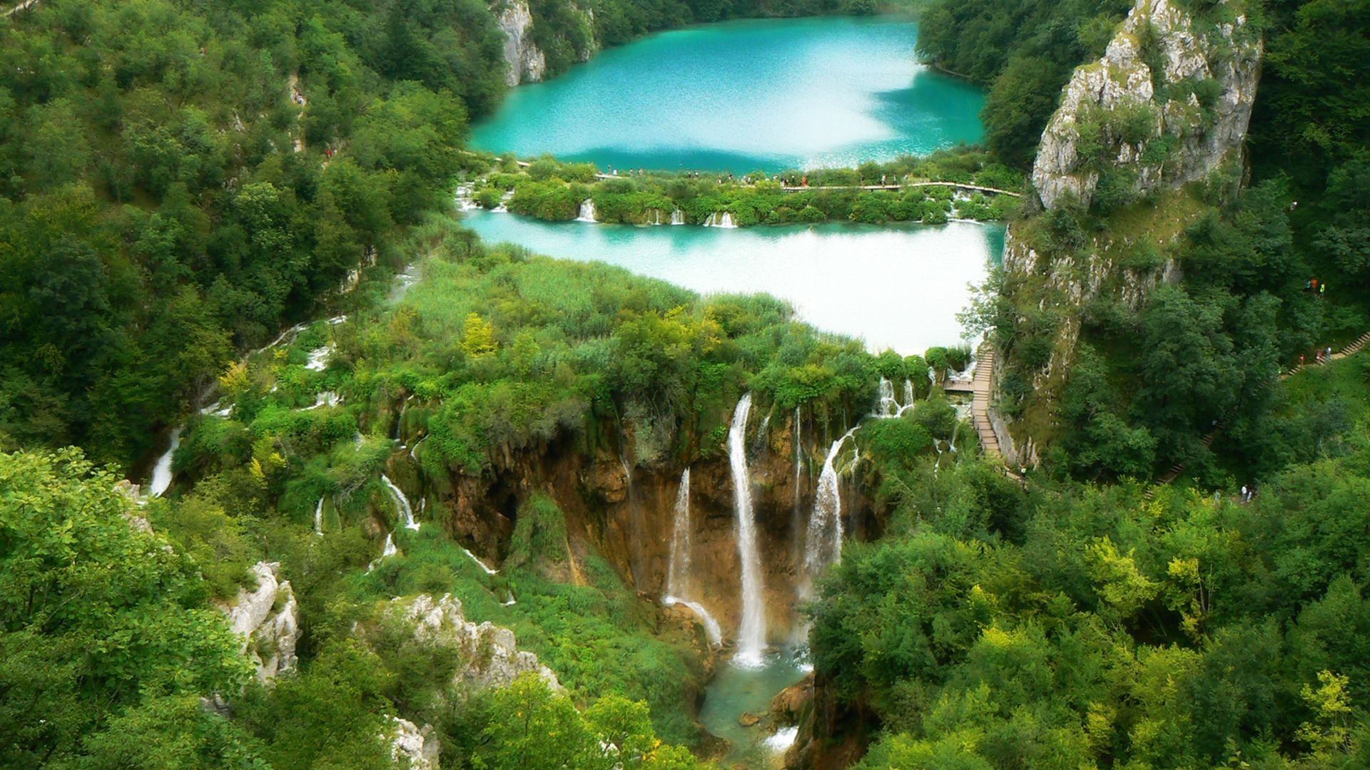 Fondo de pantalla de cascada 1920x1080