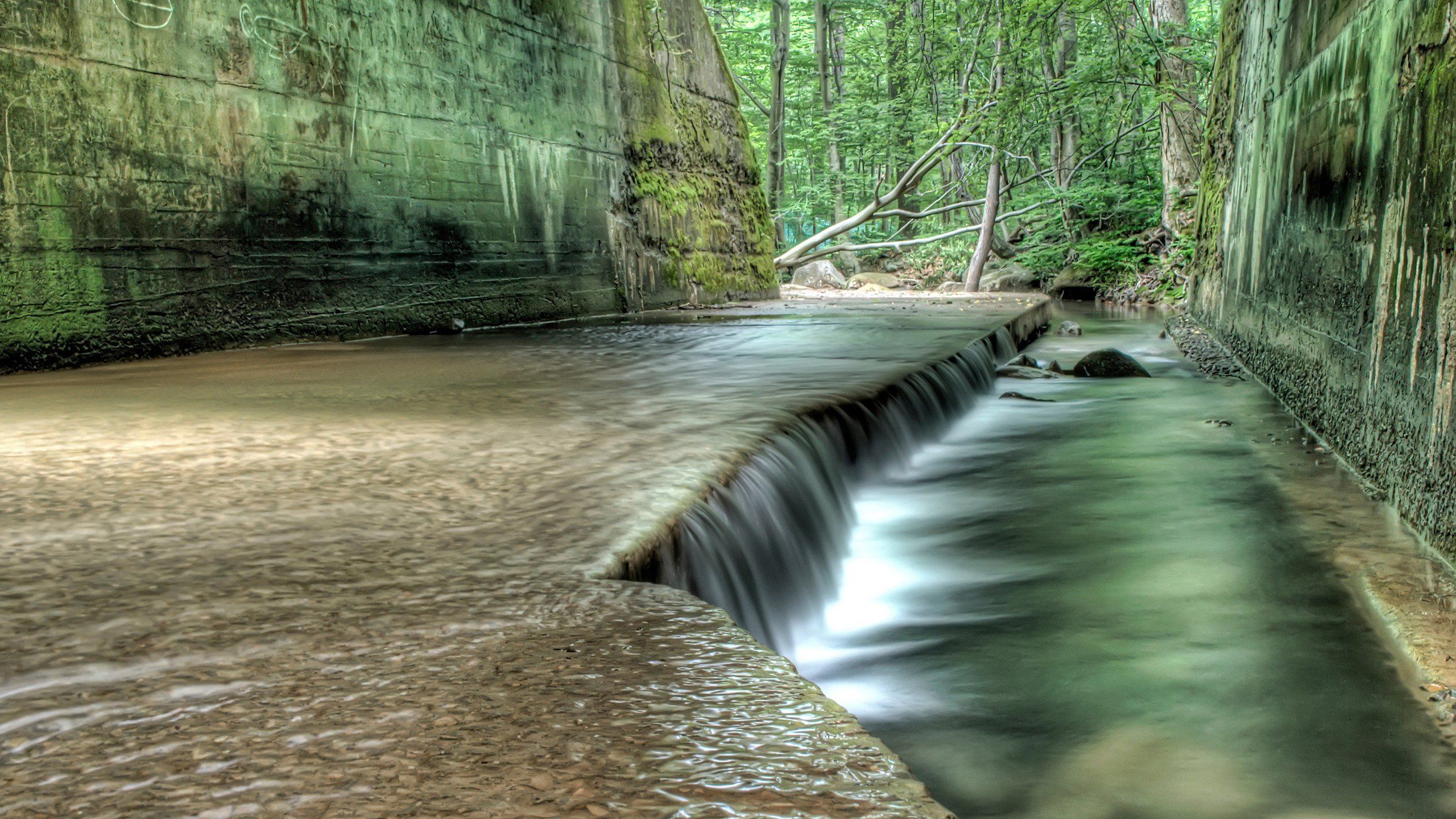 Fondo de pantalla de cascada 2560x1440