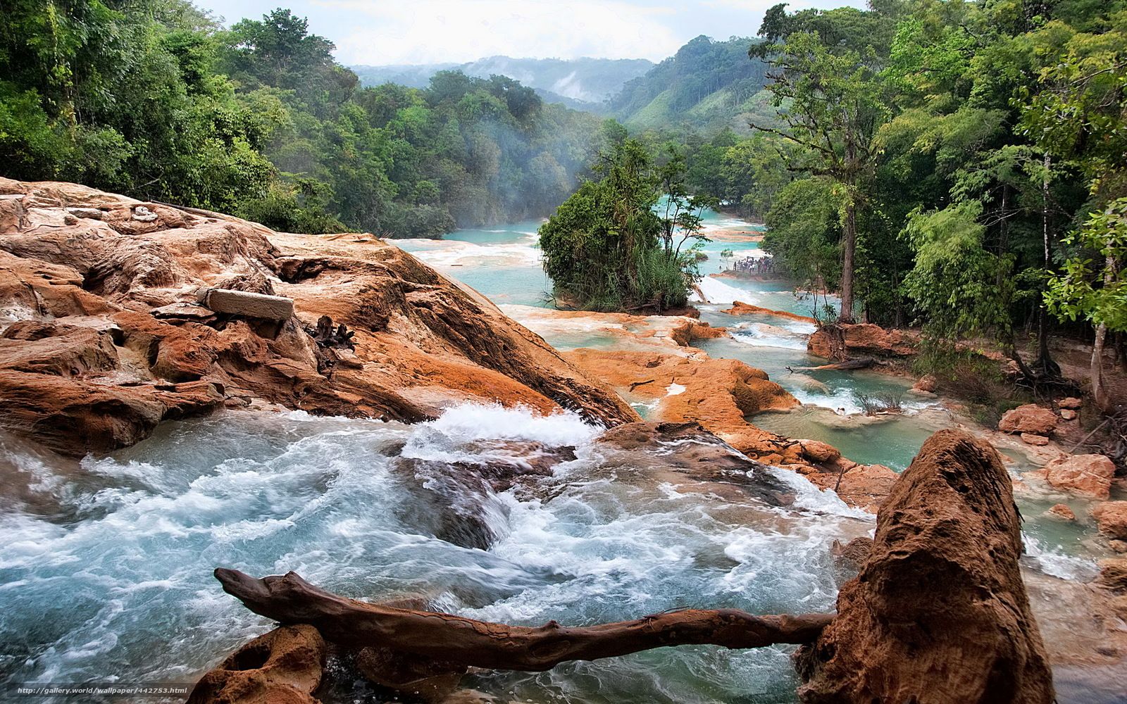 Fondo de pantalla de cascada 1600x1000