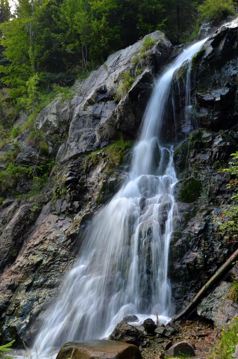 Fondo de pantalla de cascada 910x1374