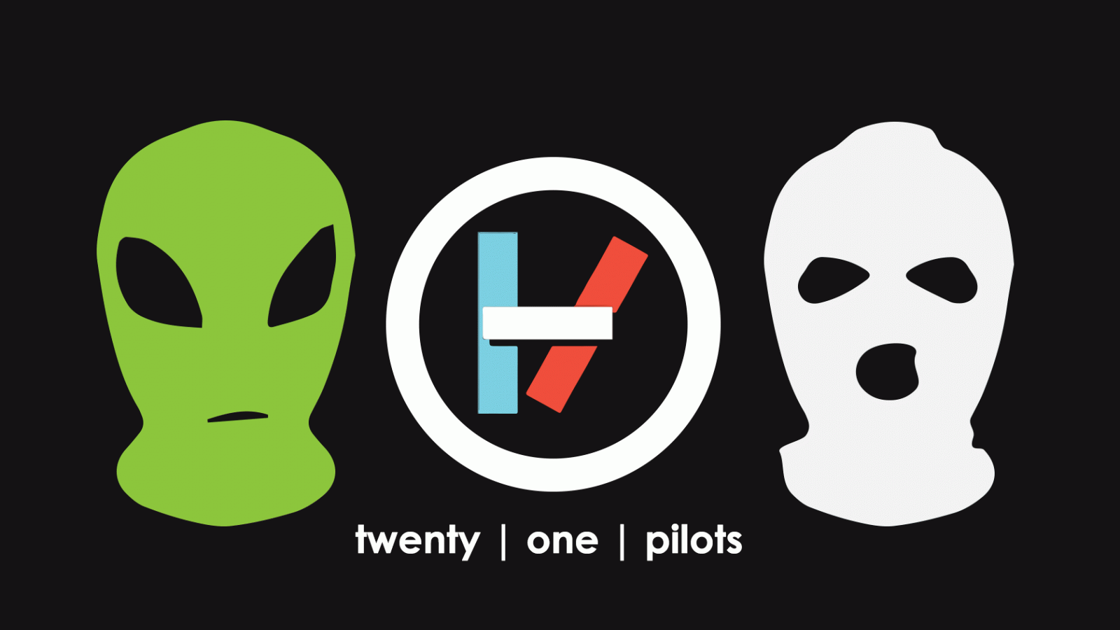 Fondo de pantalla de Twenty One Pilots 1600x900
