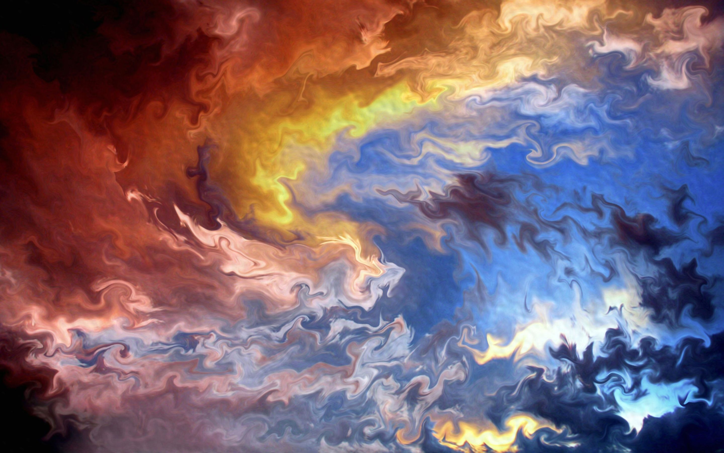 Papel pintado de arte abstracto multicolor | 2880x1800 | # 10790