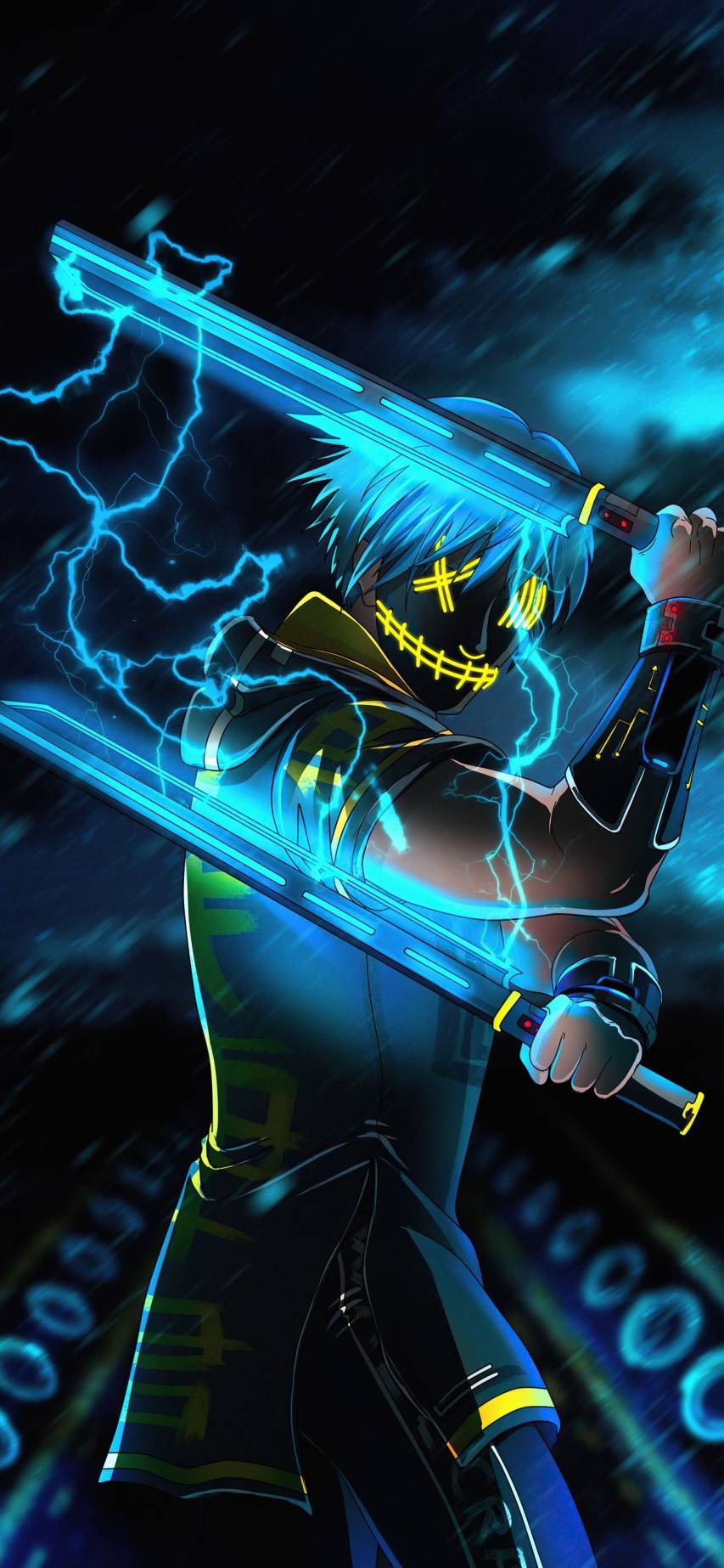 Fondo de pantalla de ninja 853x1846