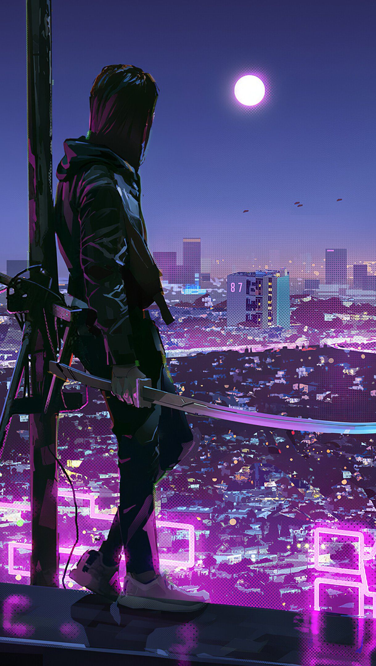 Fondo de pantalla  urbano 1220x2160