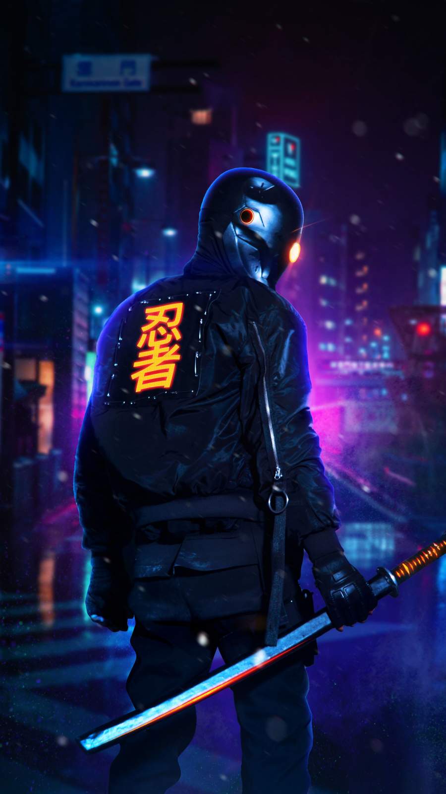 Fondo de pantalla de ninja 900x1600