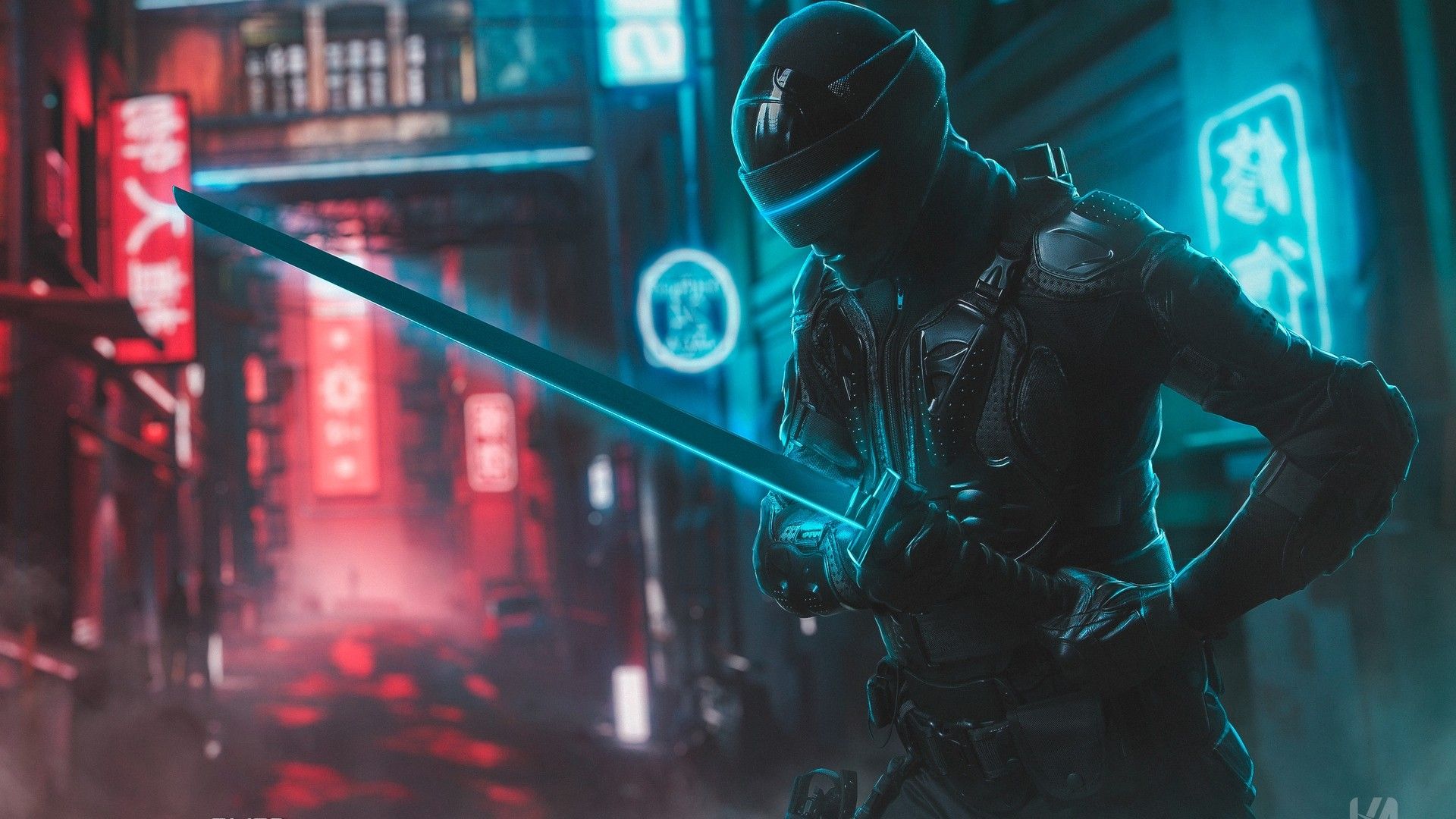 Fondo de pantalla de ninja 1920x1080
