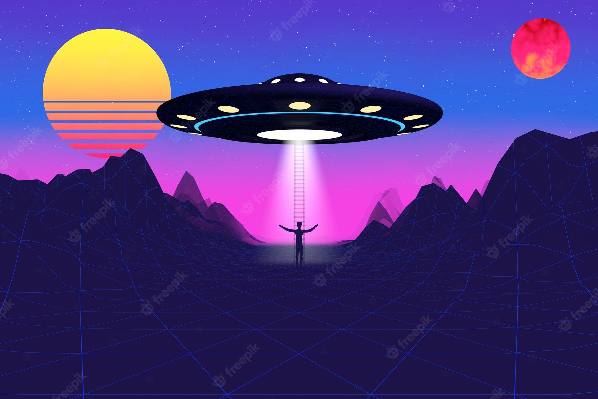 Fondo de pantalla de ovni 2000x1333