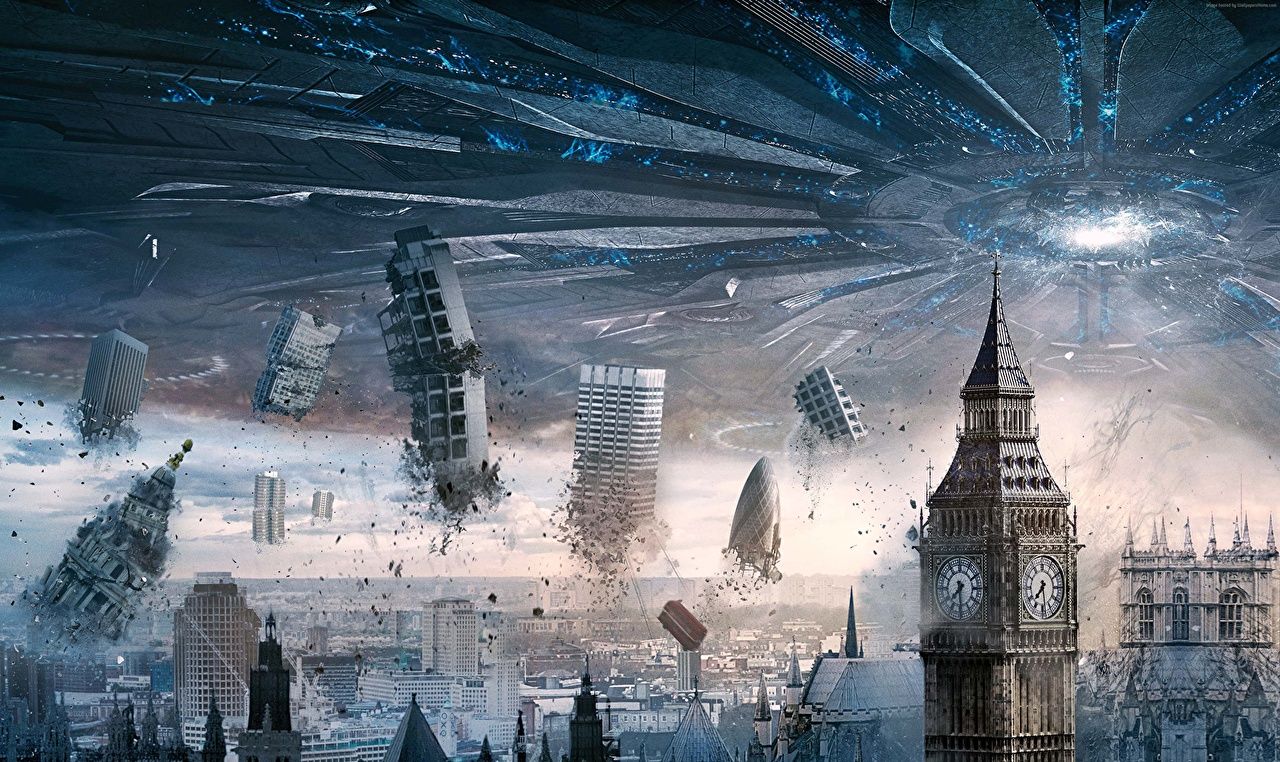 Fondo de pantalla de ovni 1280x762