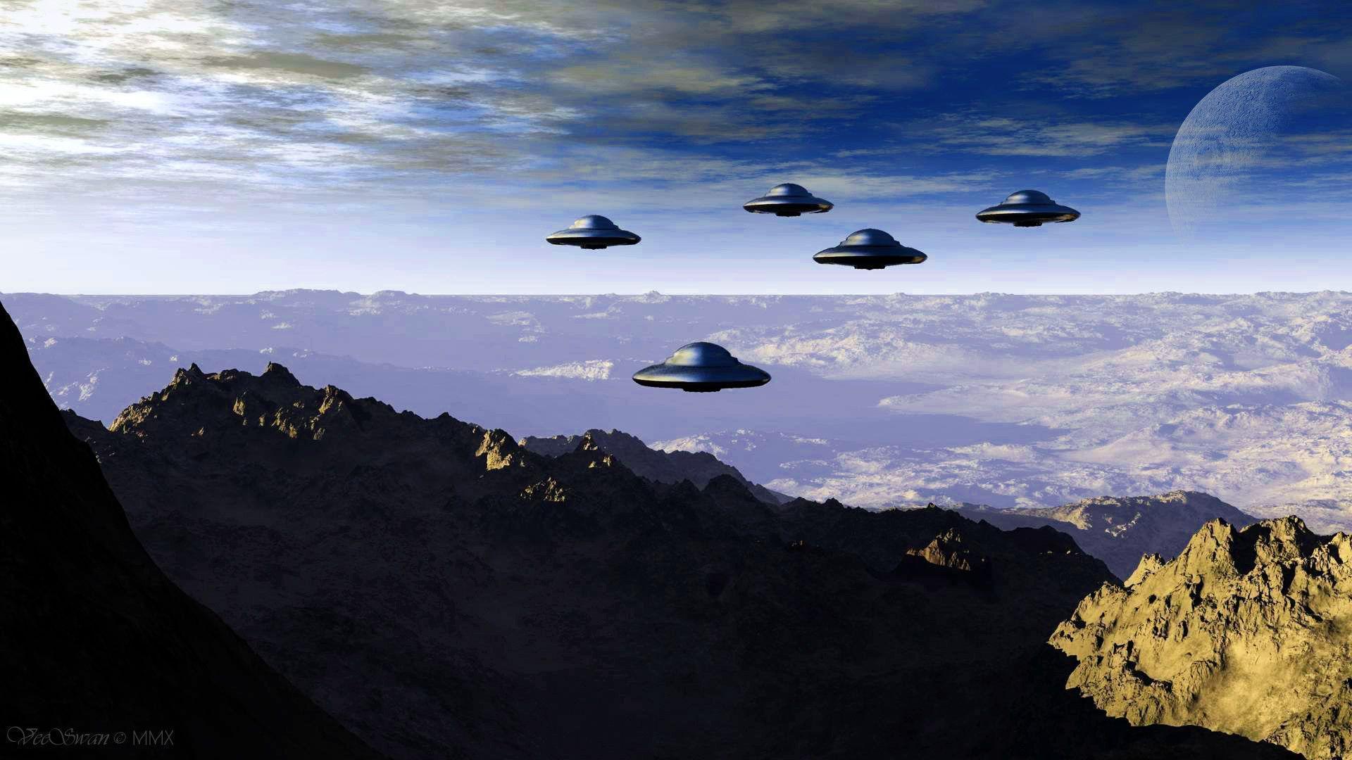Fondo de pantalla de ovni 1920x1080