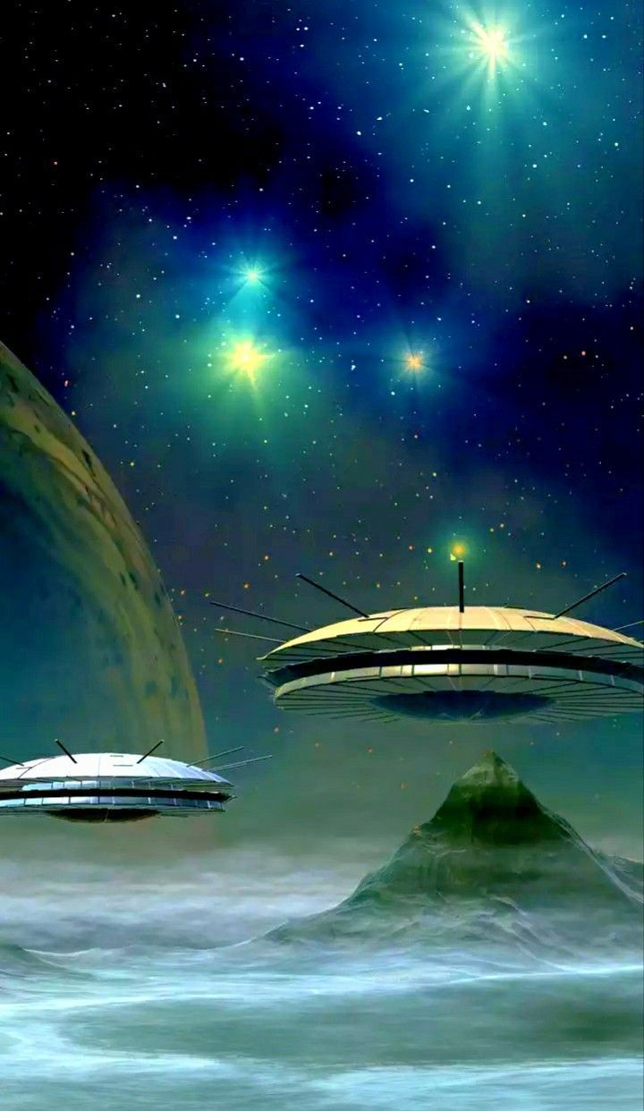 Fondo de pantalla de ovni 720x1242