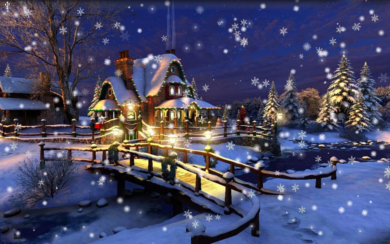 Winter Snow Night Wallpapers para Android - APK Descargar