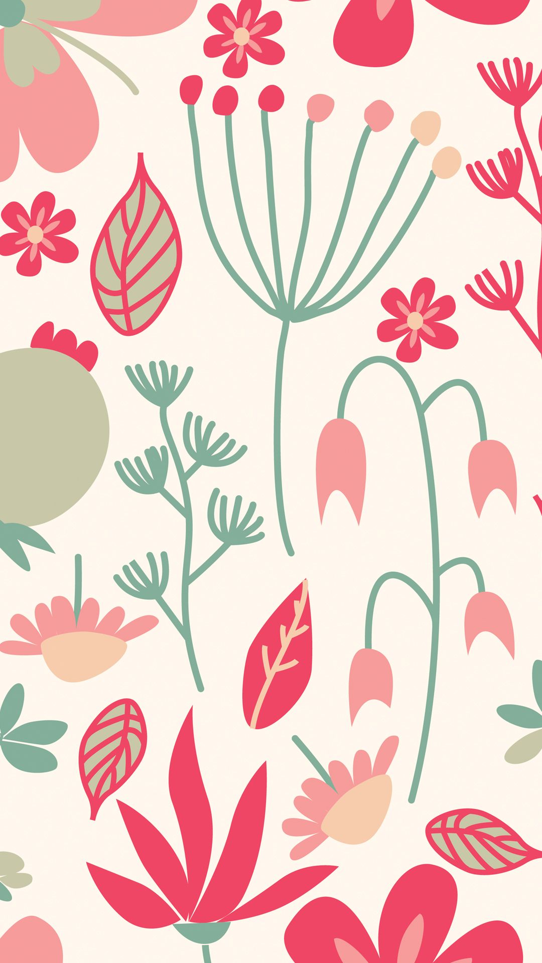 Fondo de pantalla de HD Vintage Flowers Phone gratis 2254