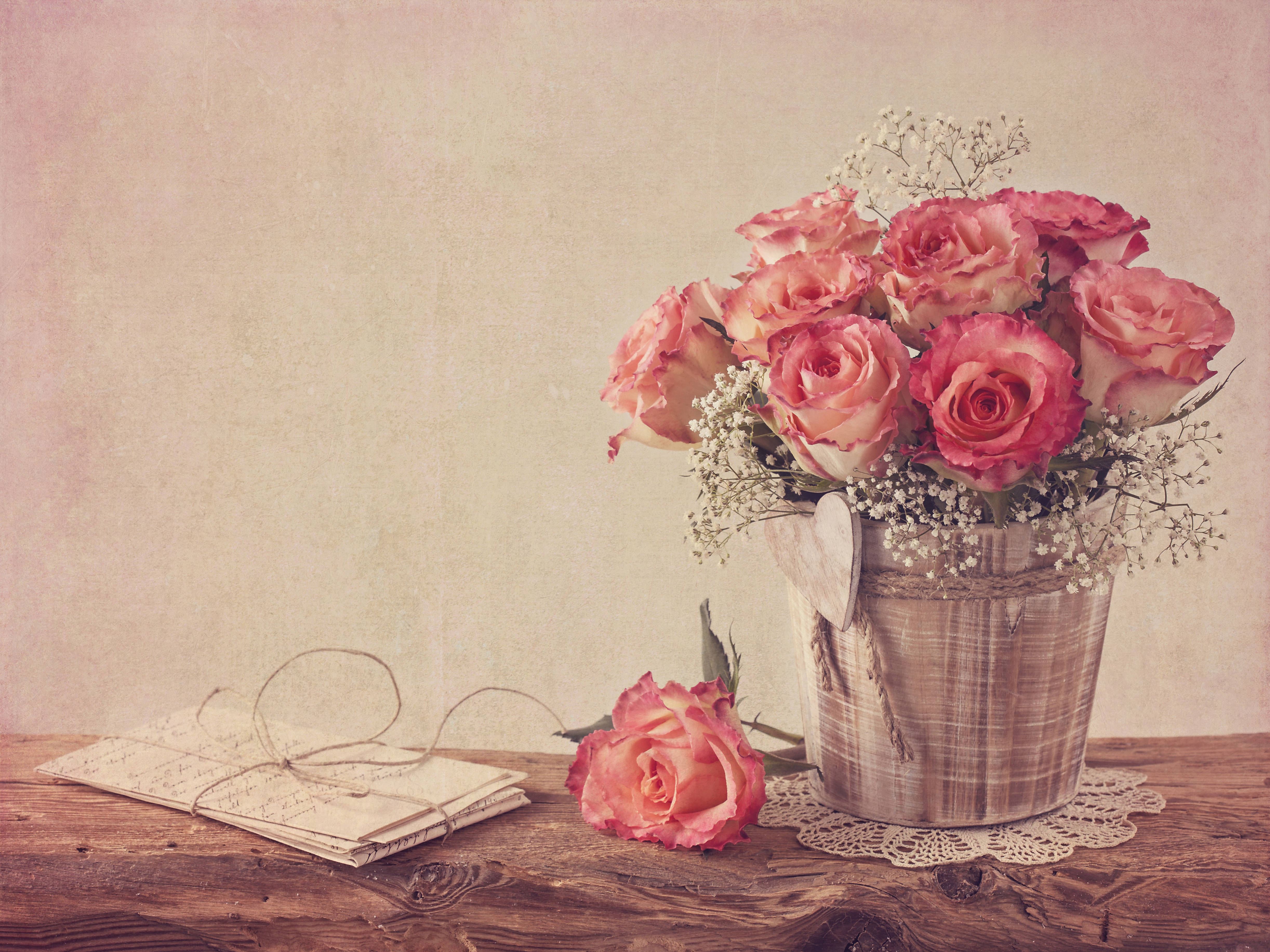 Papel tapiz floral vintage HD