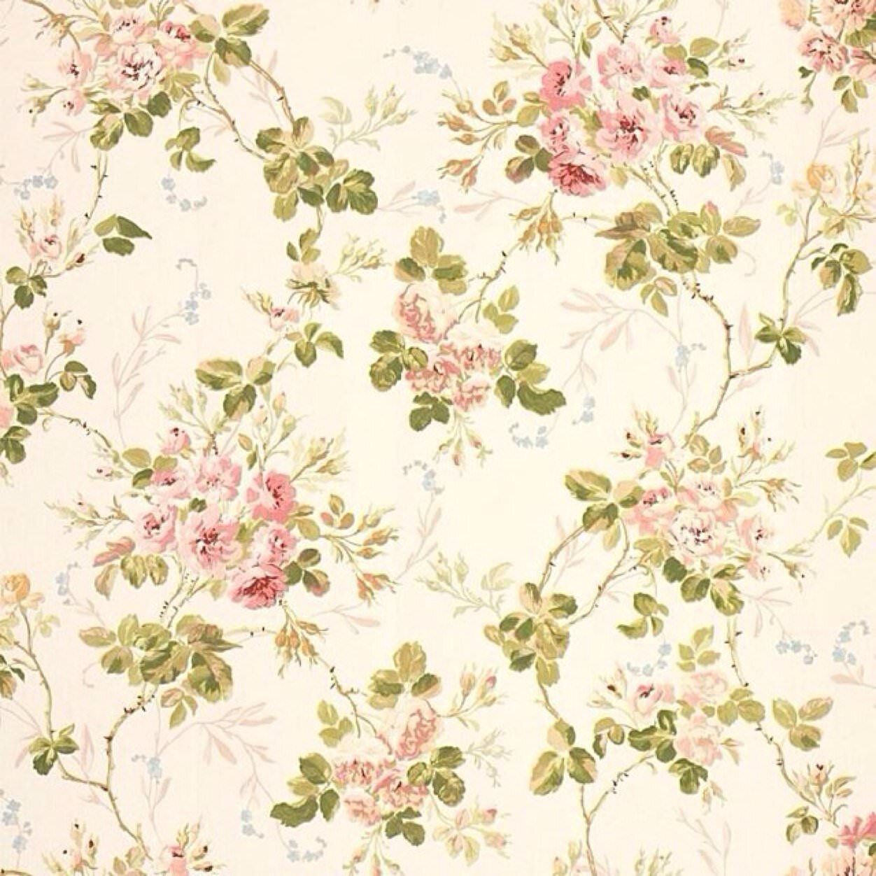 Papel pintado de flores vintage (22)