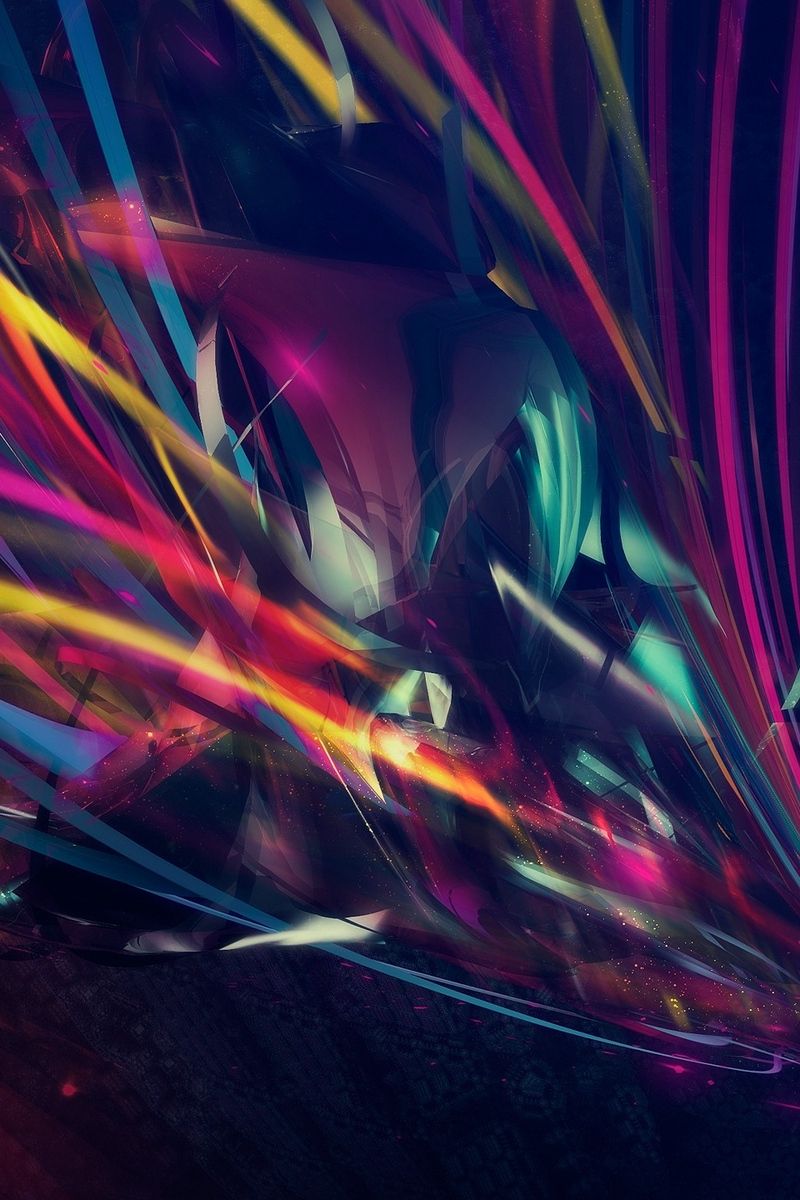 Descargar fondo de pantalla 800x1200 líneas, colores, fondo, oscuro, brillante