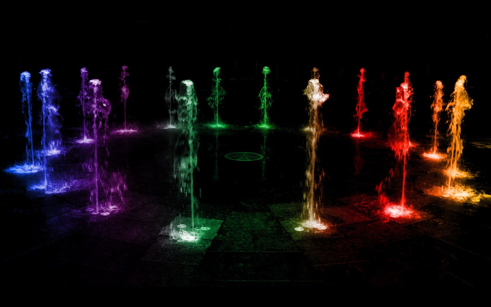 abstracto, oscuro, colorido, CGI, círculos, colores :: Fondos de pantalla