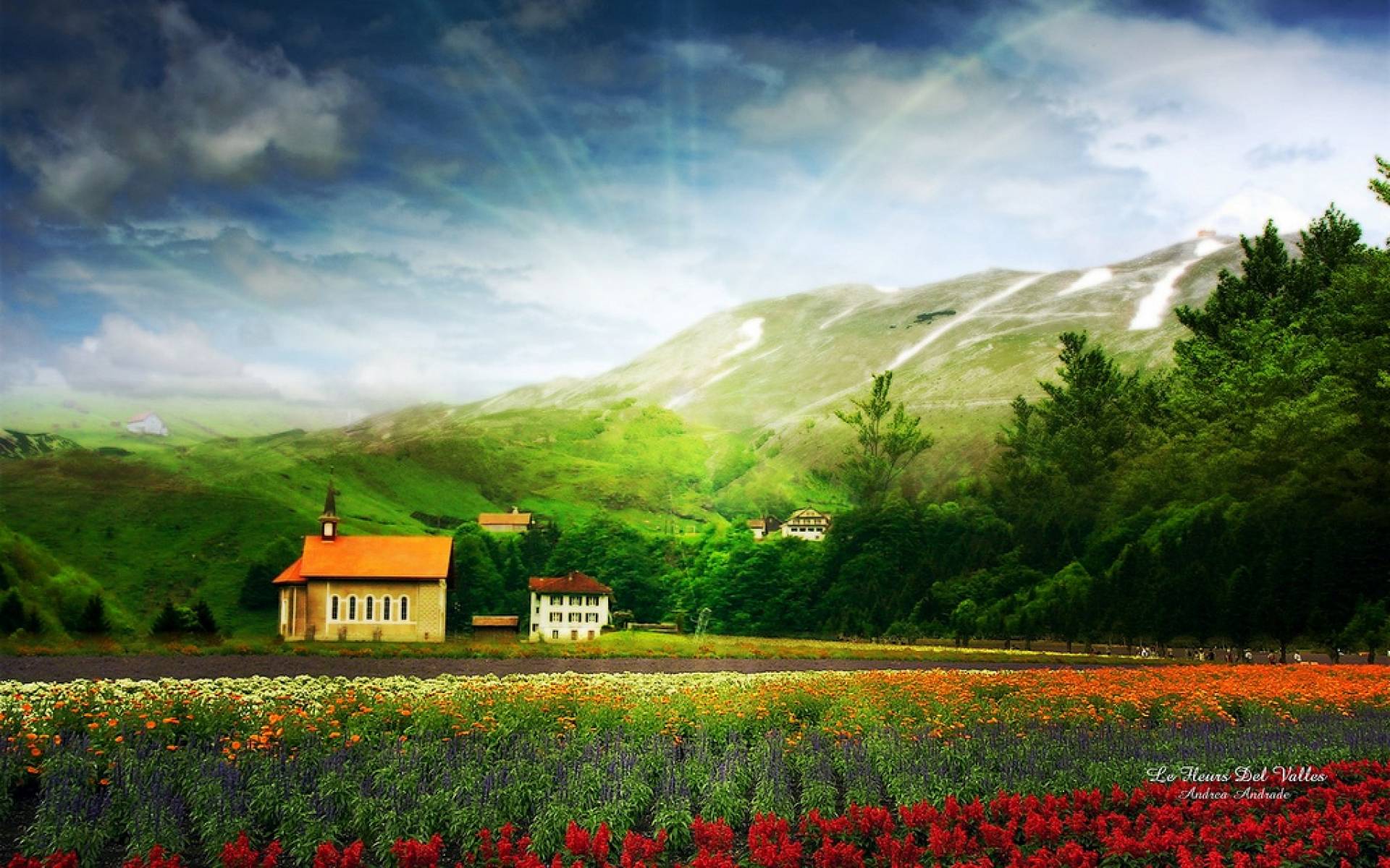 2 Paisajismo: Fondos de paisajes hermosos Fondos de pantalla Cueva