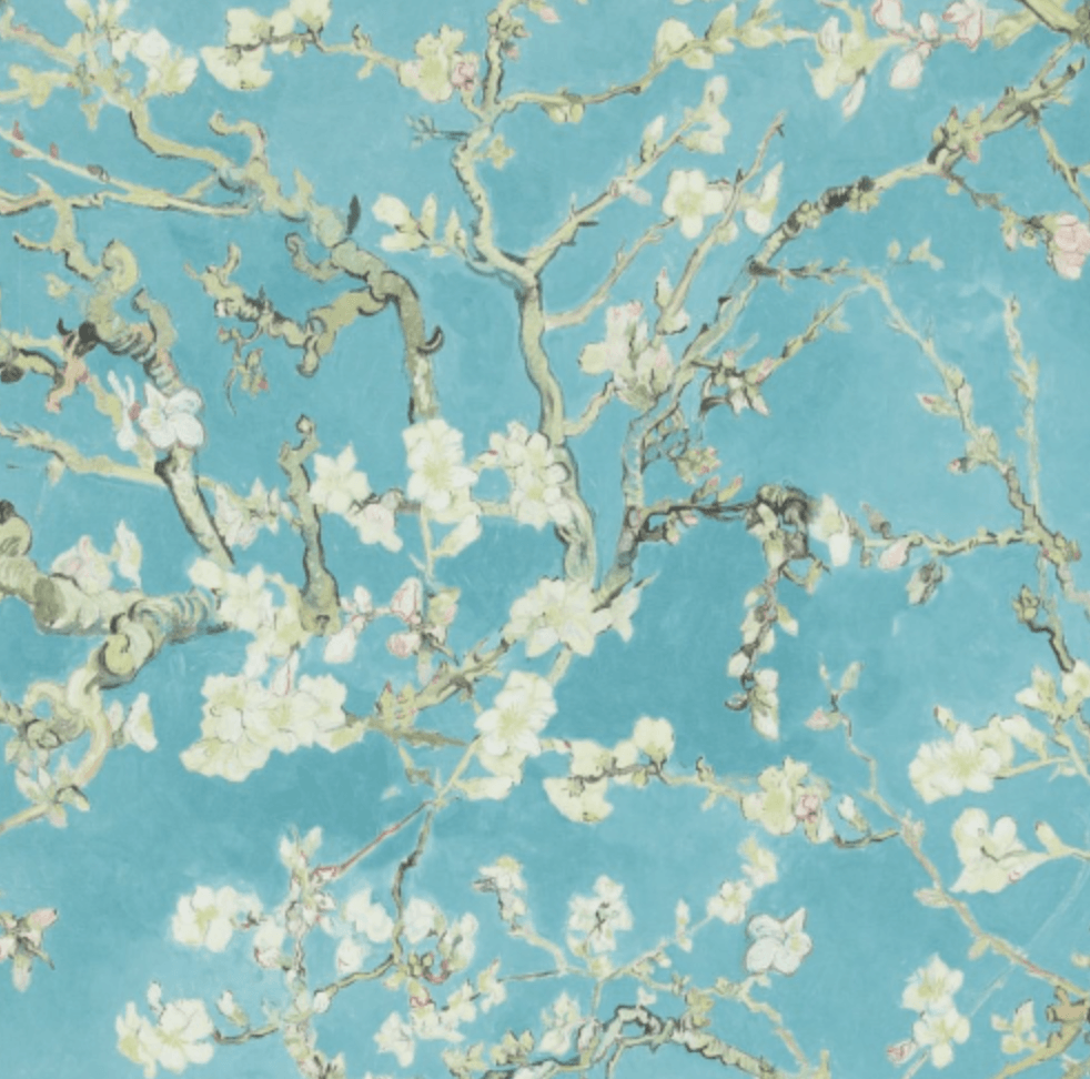 La colección de papel tapiz Vincent Van Gogh; Flores de almendro