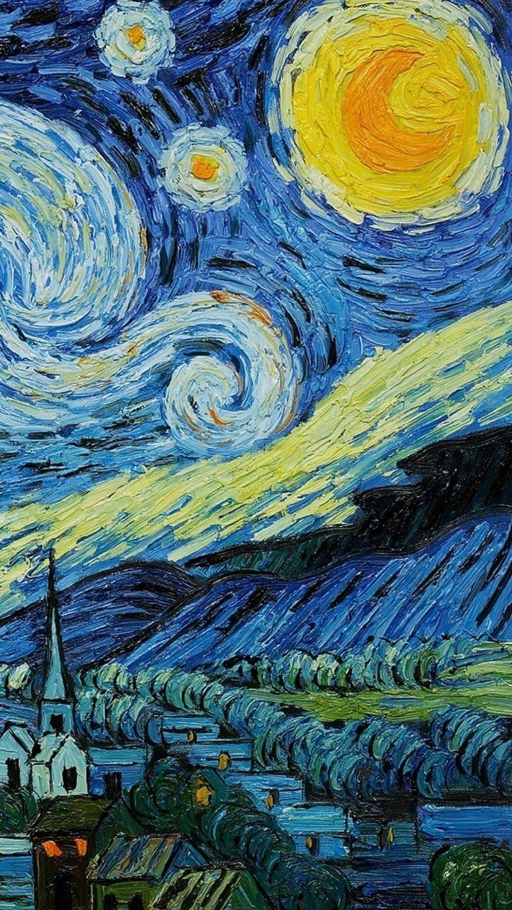 Noche estrellada por Vincent Van Gogh Wallpapers (82+ imágenes en