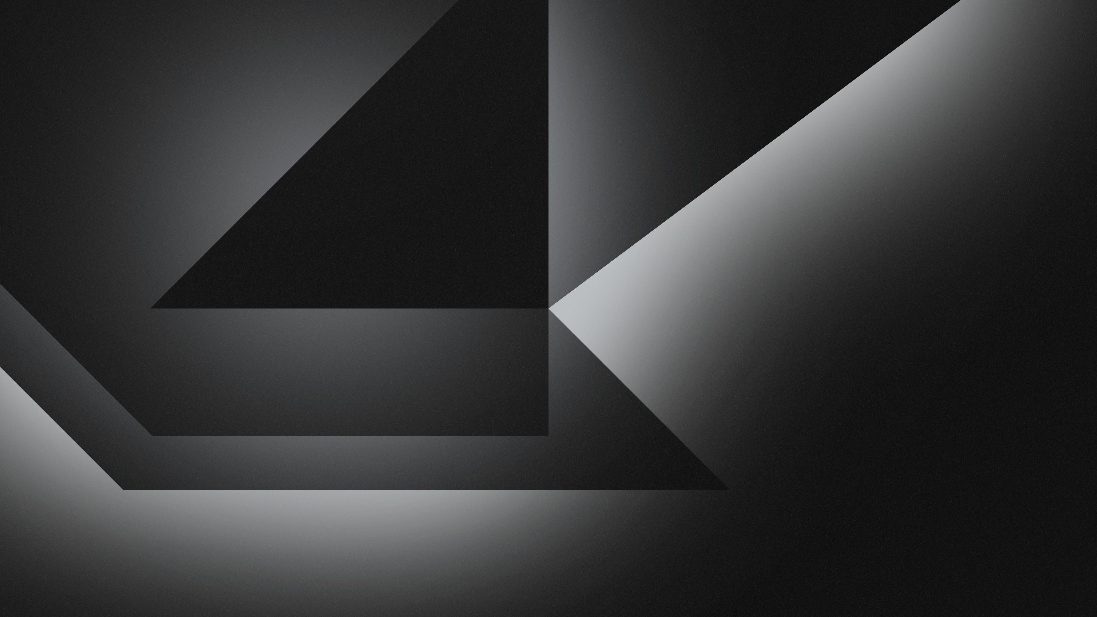 Formas abstractas gris oscuro 4k, HD Abstract, fondos de pantalla 4k, imágenes