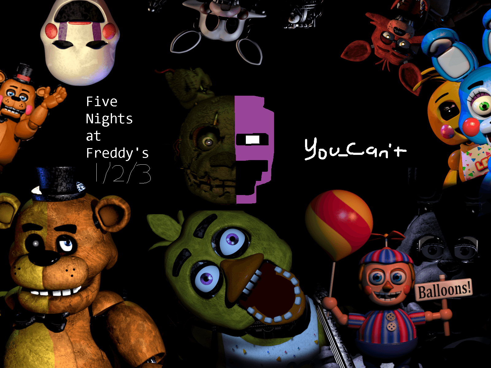 Fondo de pantalla de Five Nights at Freddy's 1600x1200
